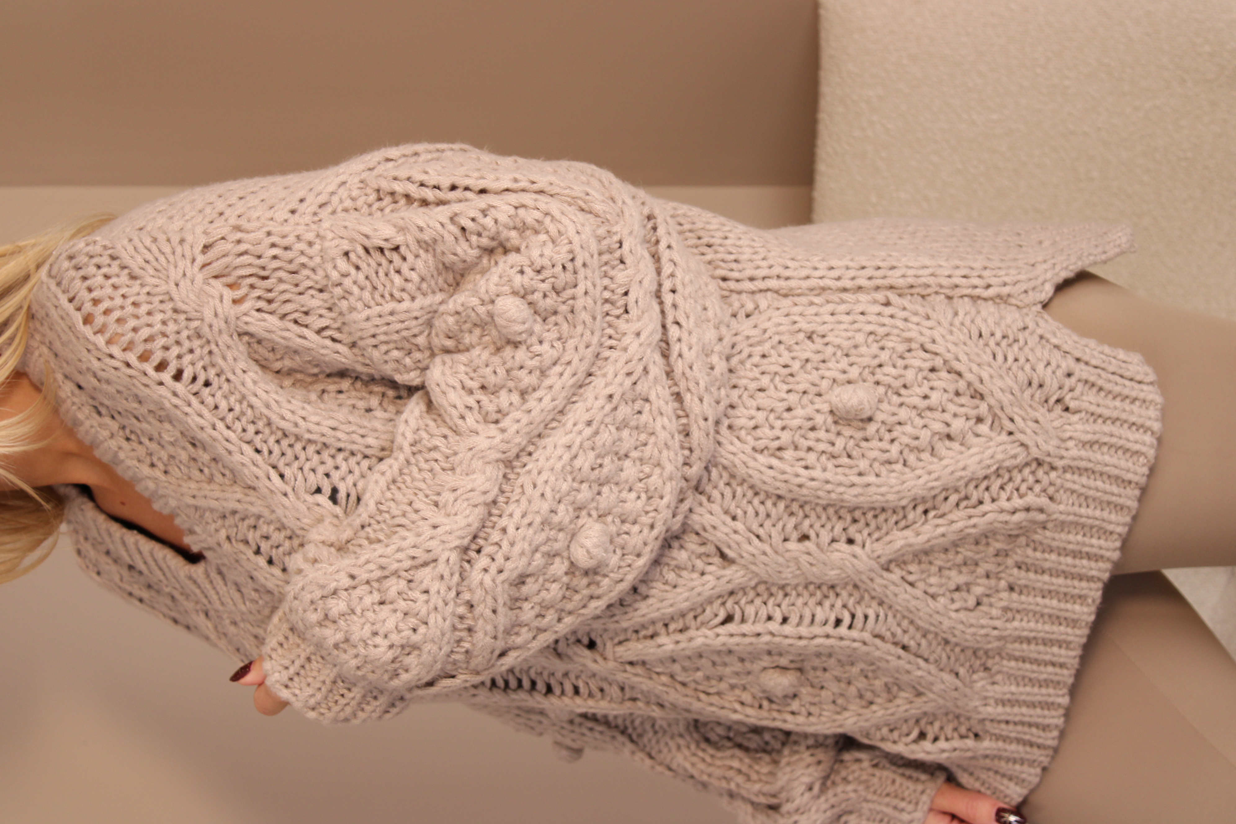 St Moritz Pom Pom Knit