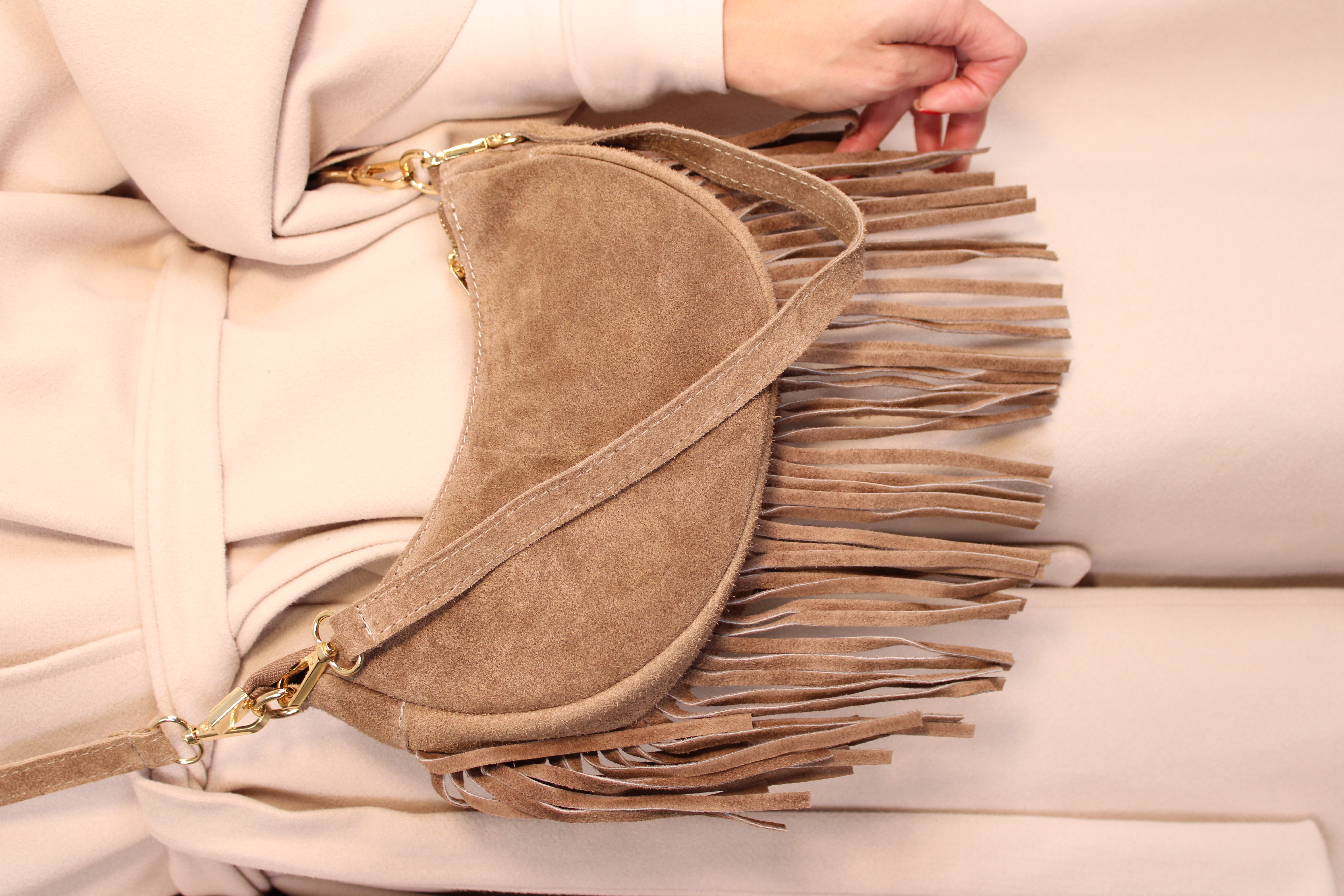 Richmond Suede Tassel Bag