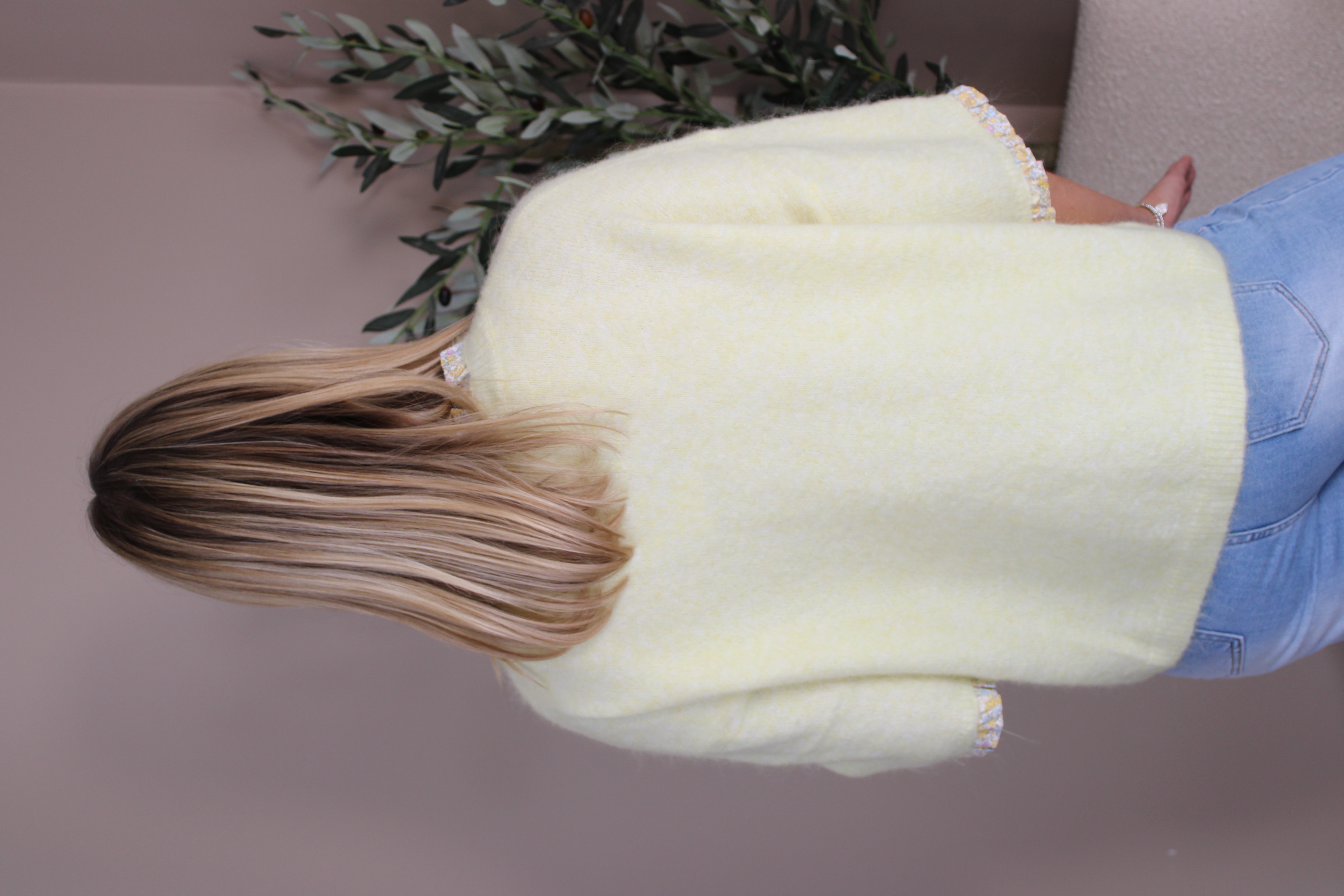 Salcombe Floral Trim Knitted Tee