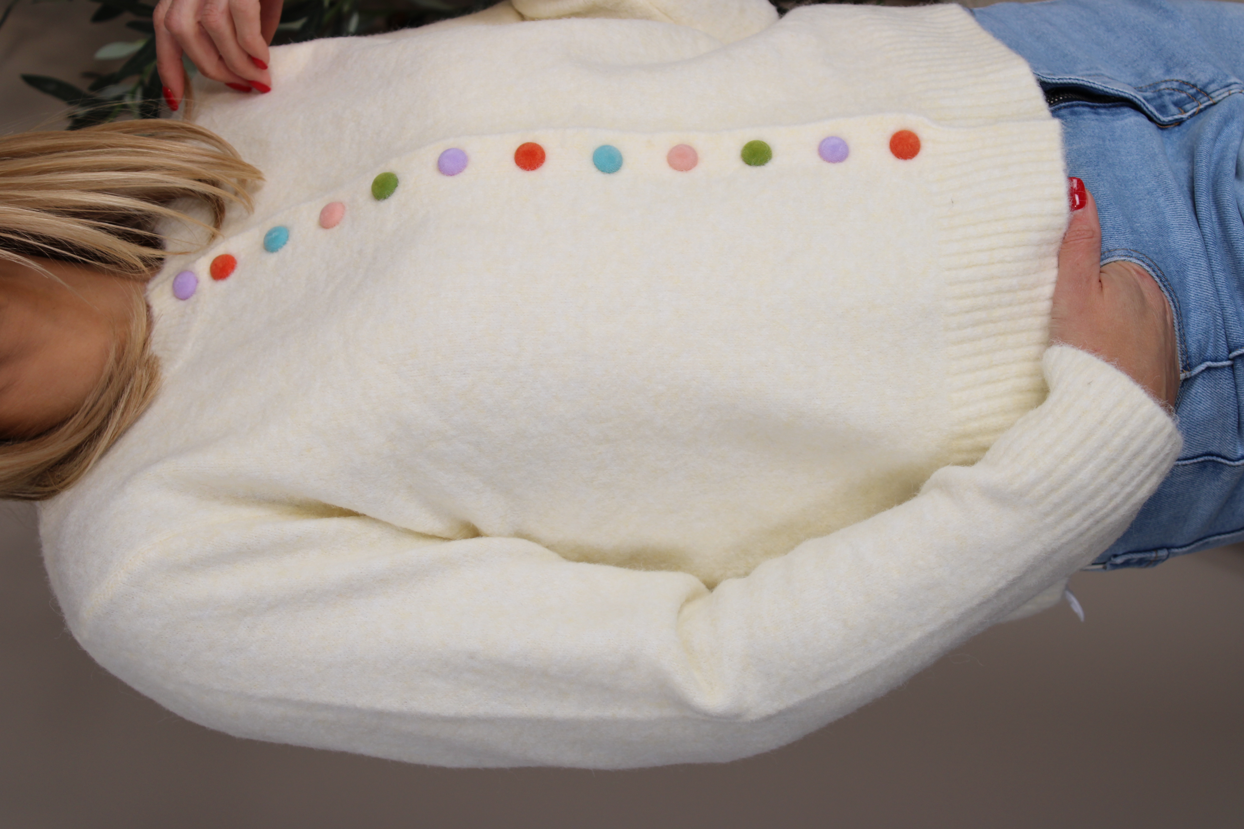 Rydal Coloured Button Cardi