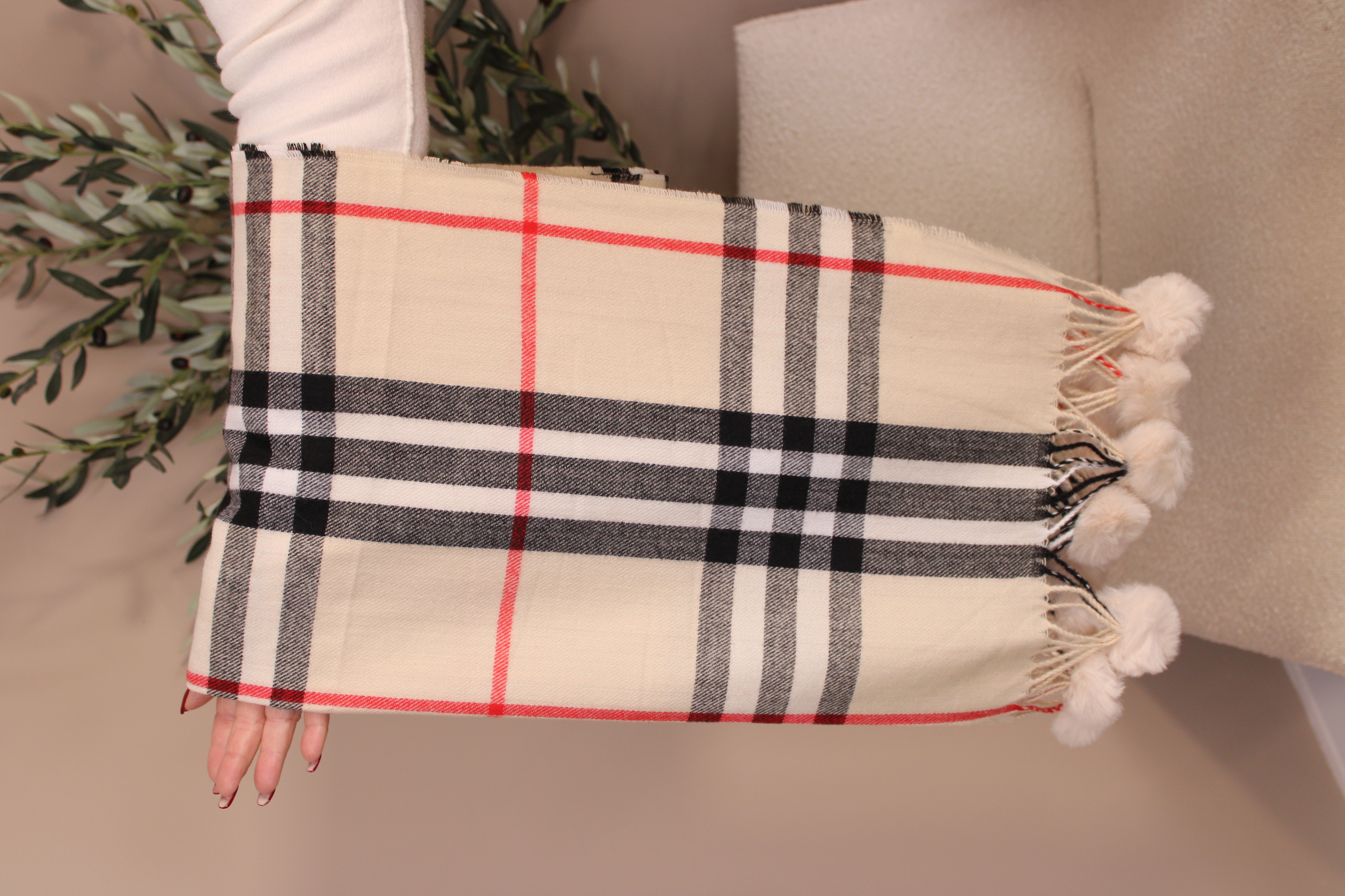 London Pom Pom Scarf