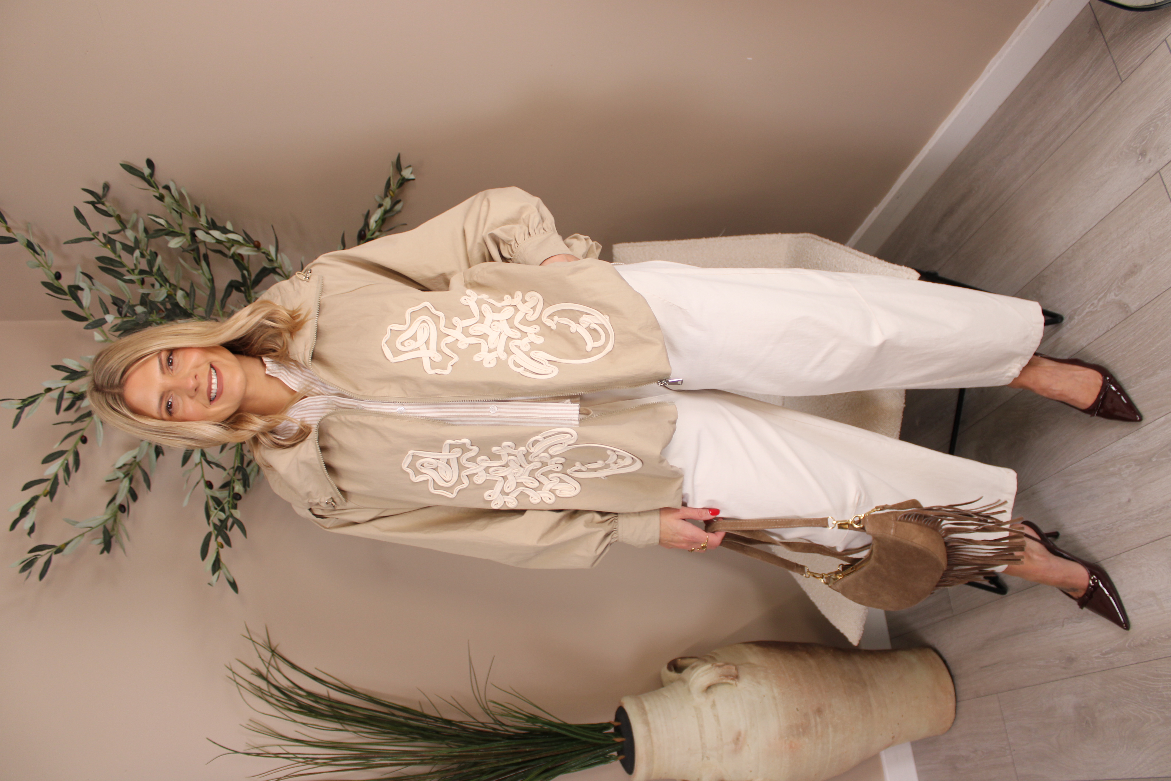 Osaka Canvas Funnel Neck Jacket