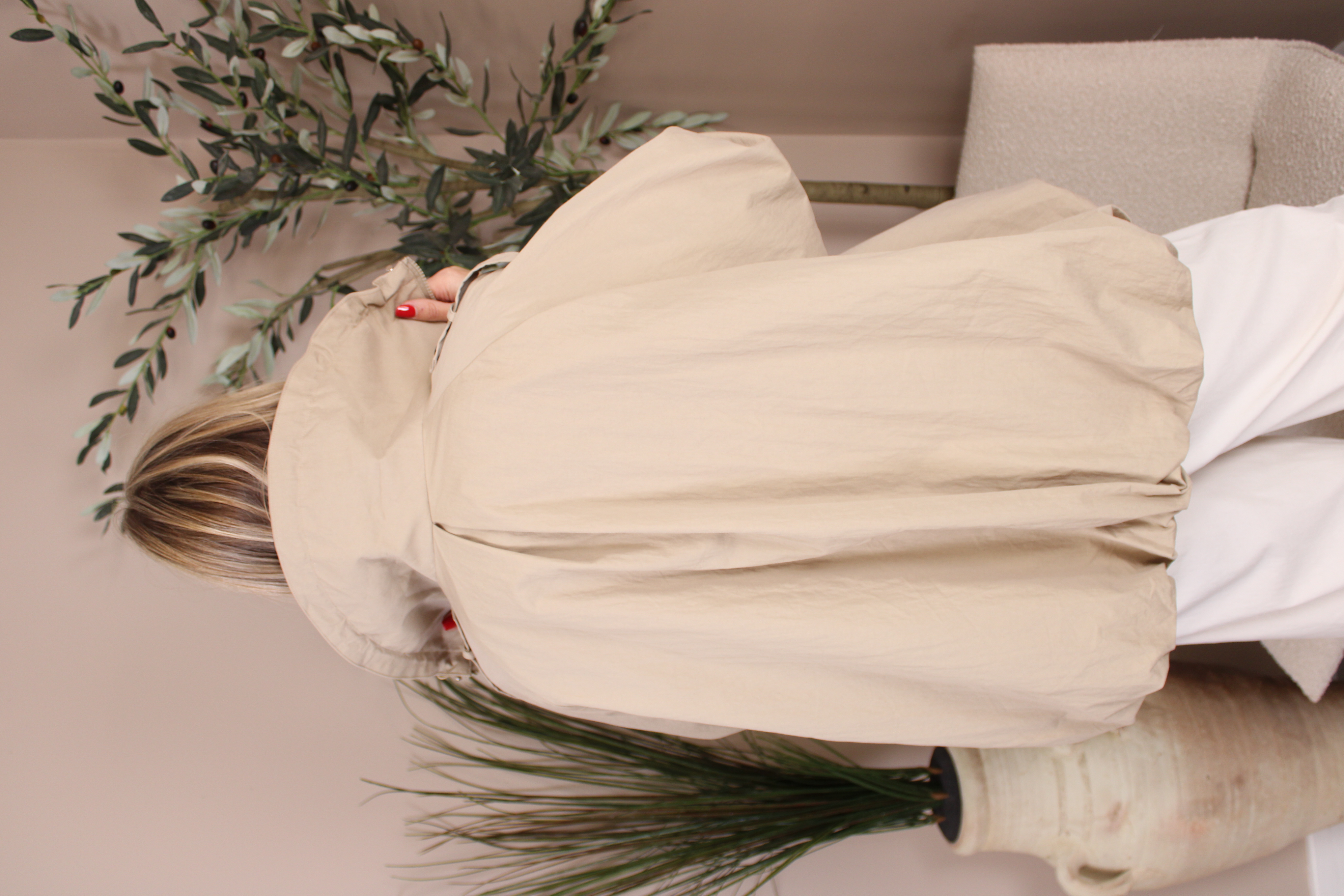 Osaka Canvas Funnel Neck Jacket