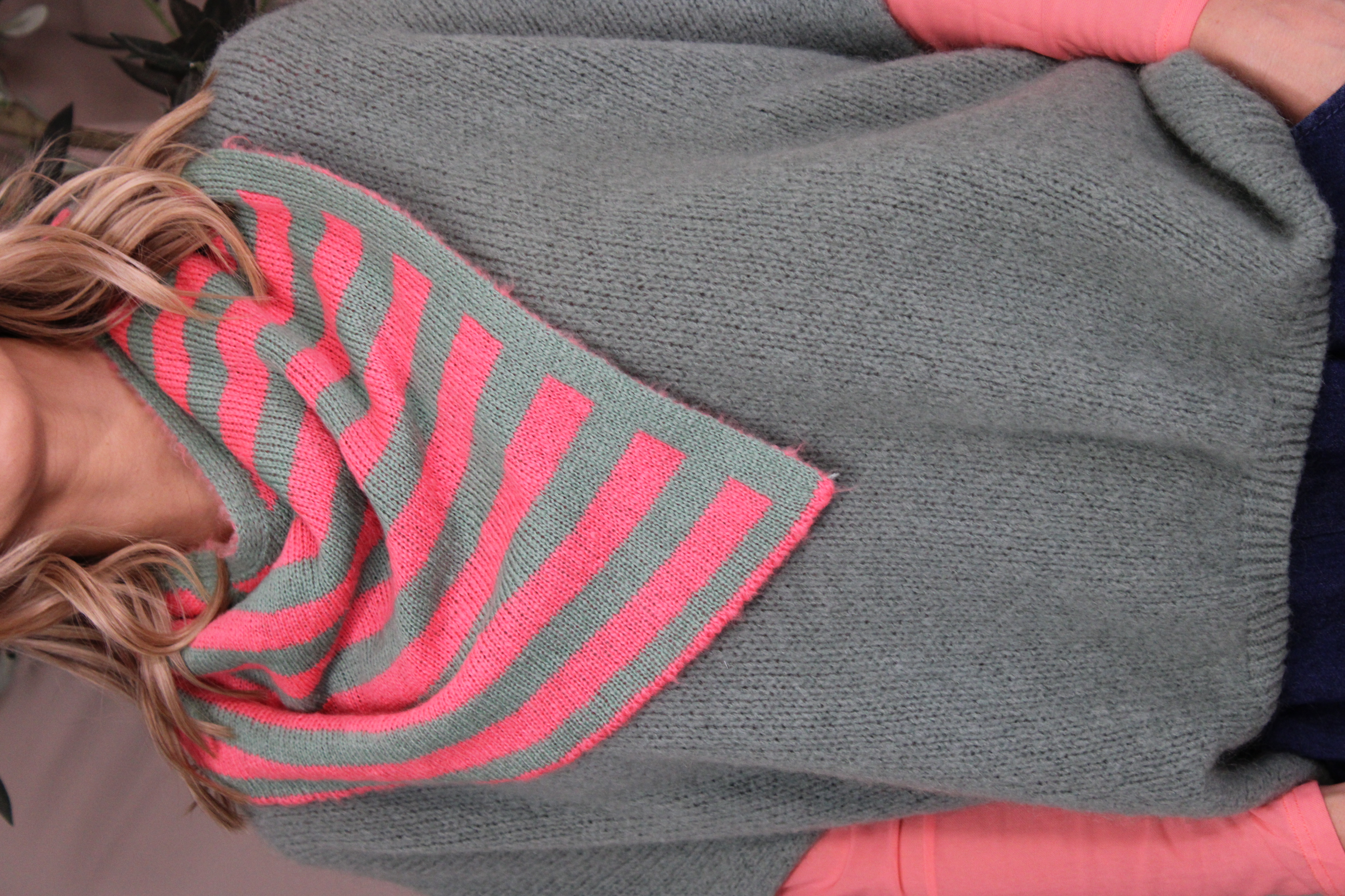 Breton Striped Triangle Scarf