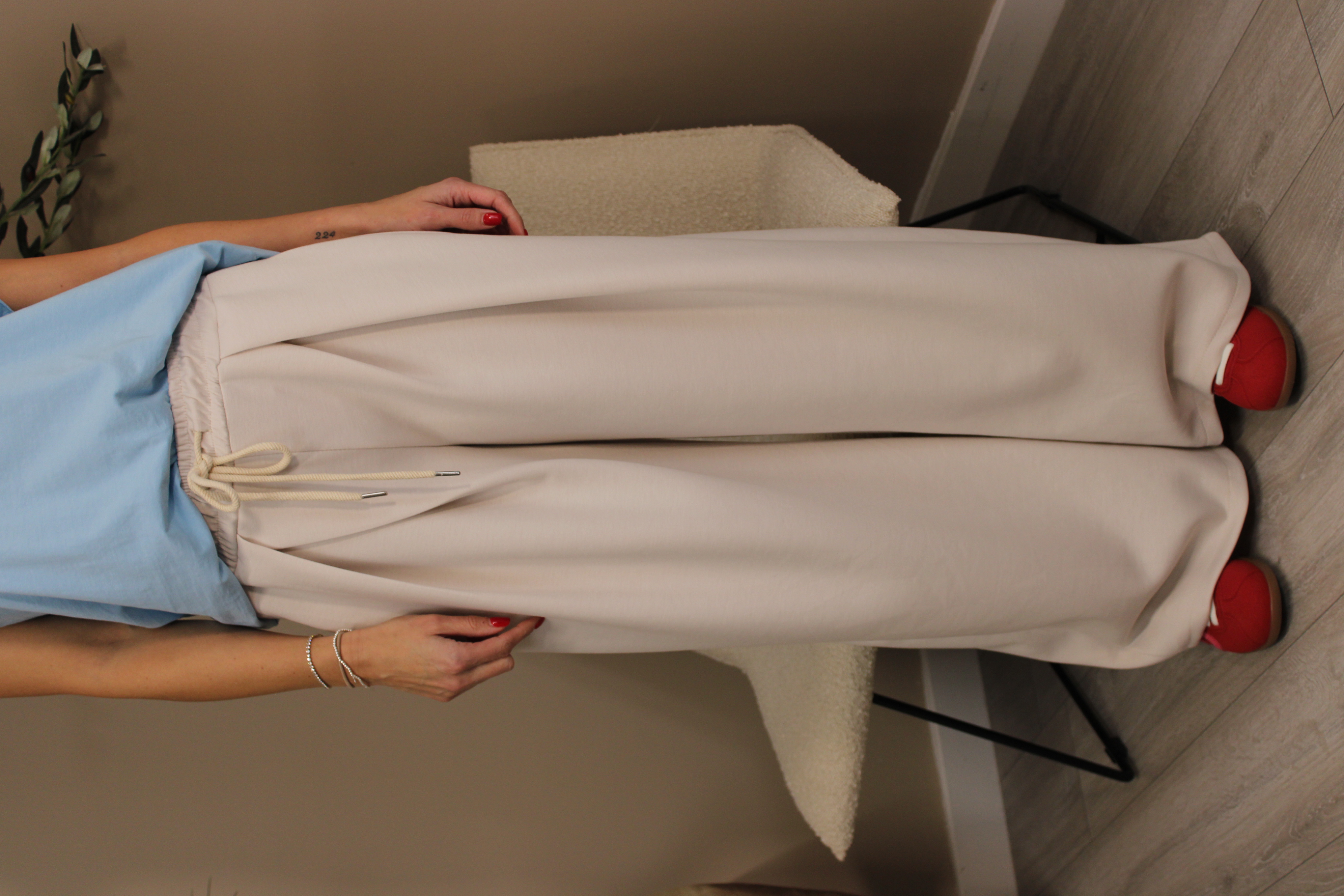 Salisbury Wide Leg Jersey Trousers