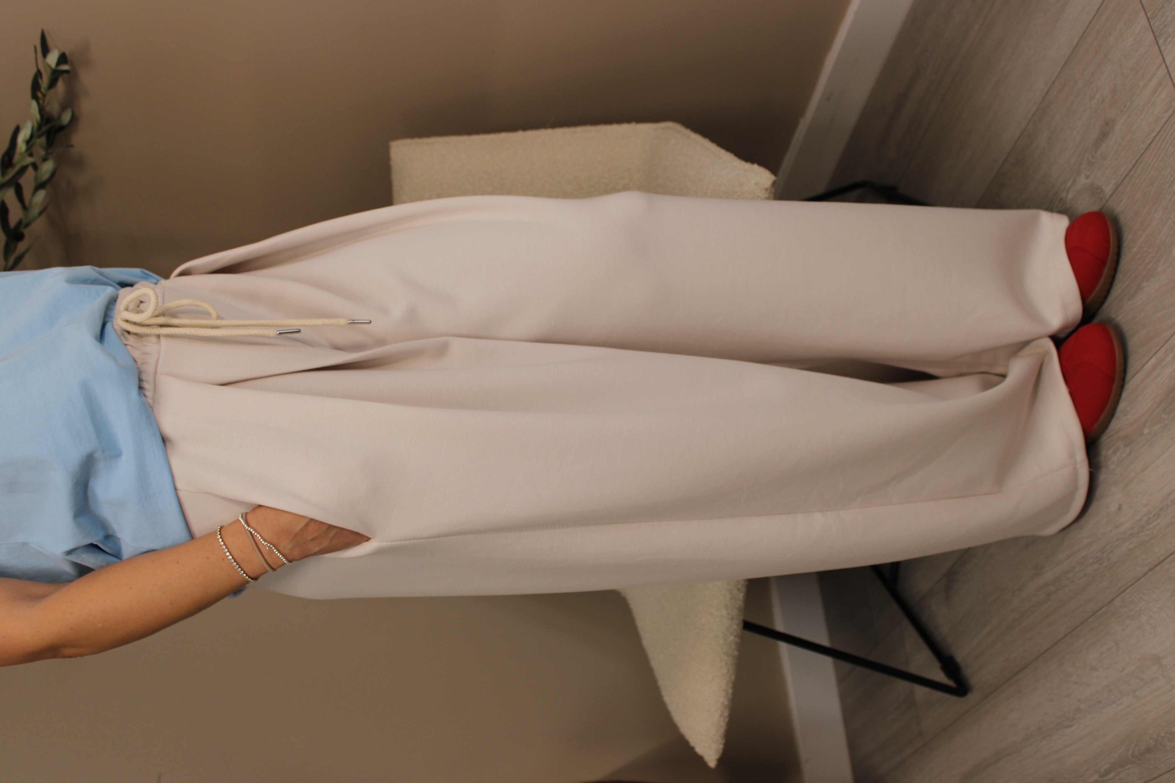 Salisbury Wide Leg Jersey Trousers