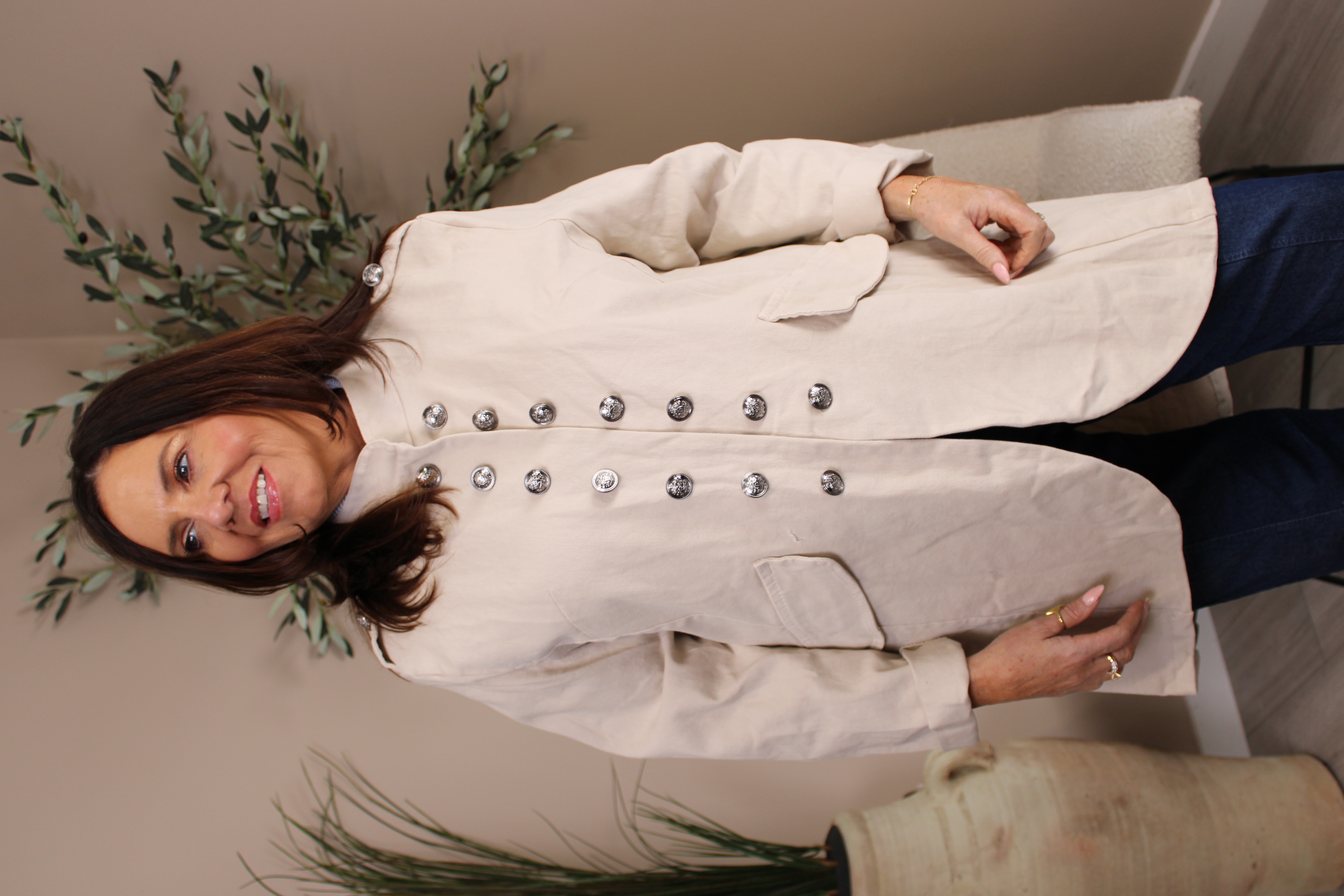 Tivoli Military Longline Jacket