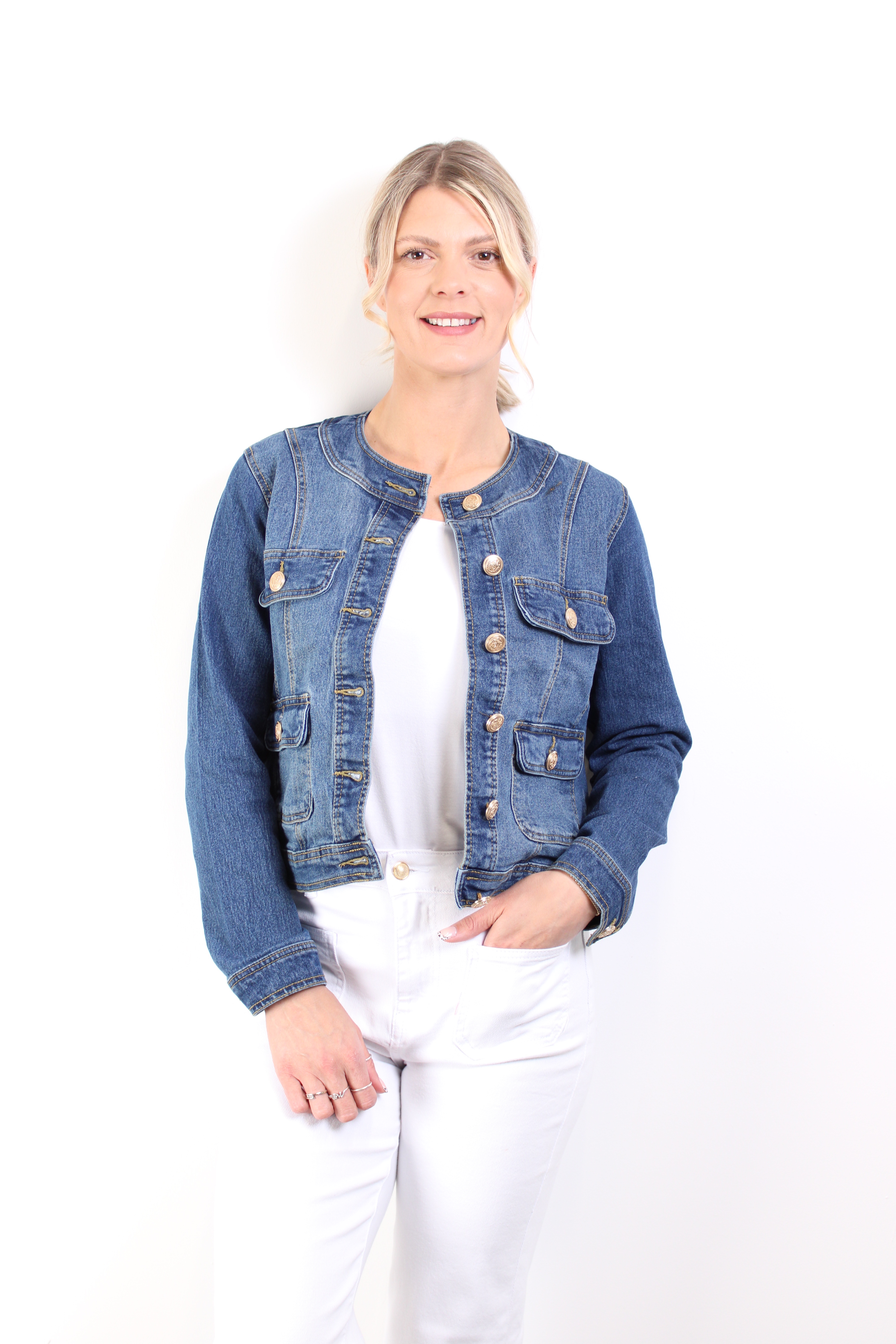 Capri Indigo Denim Jacket