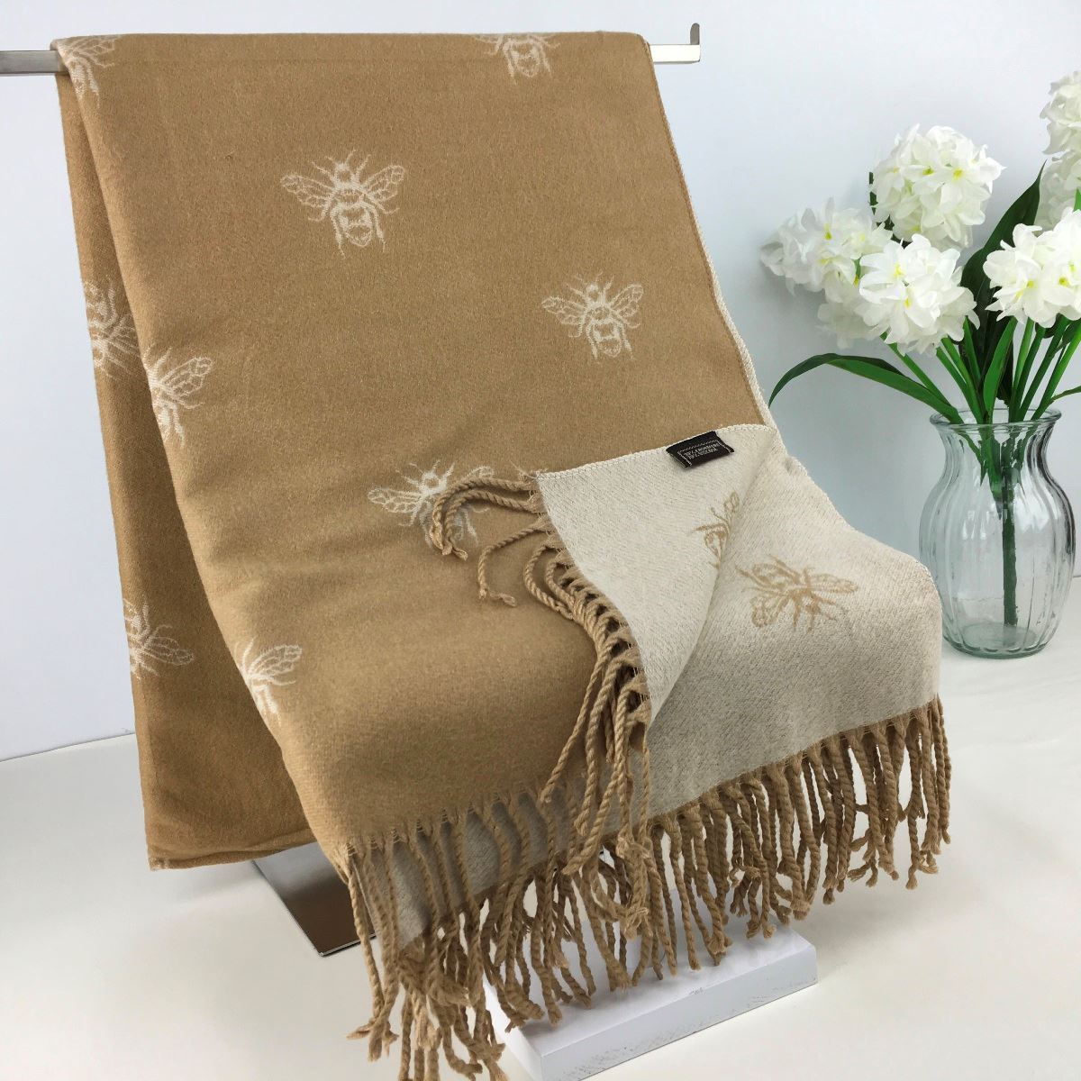 Bee Cashmere Scarf