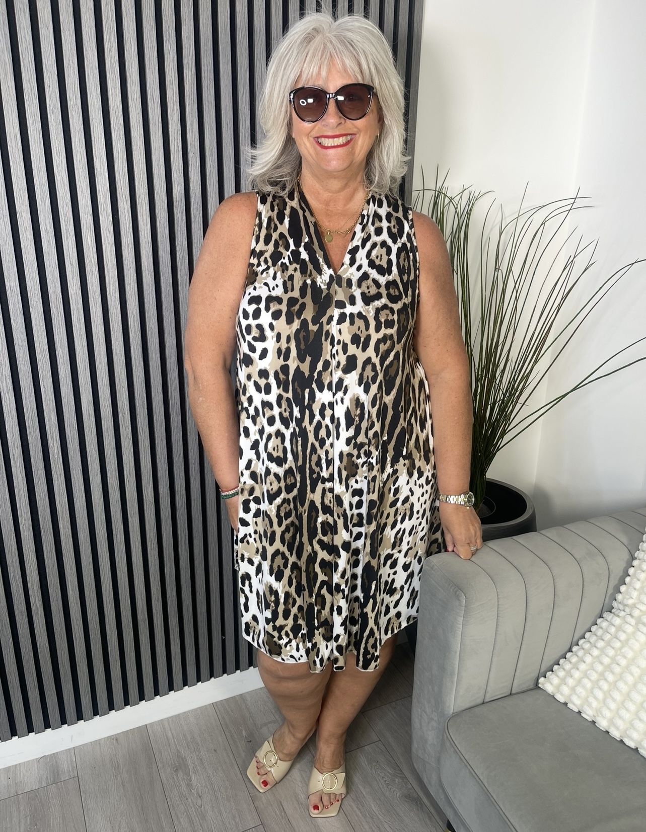 Namibia V-neck Dress