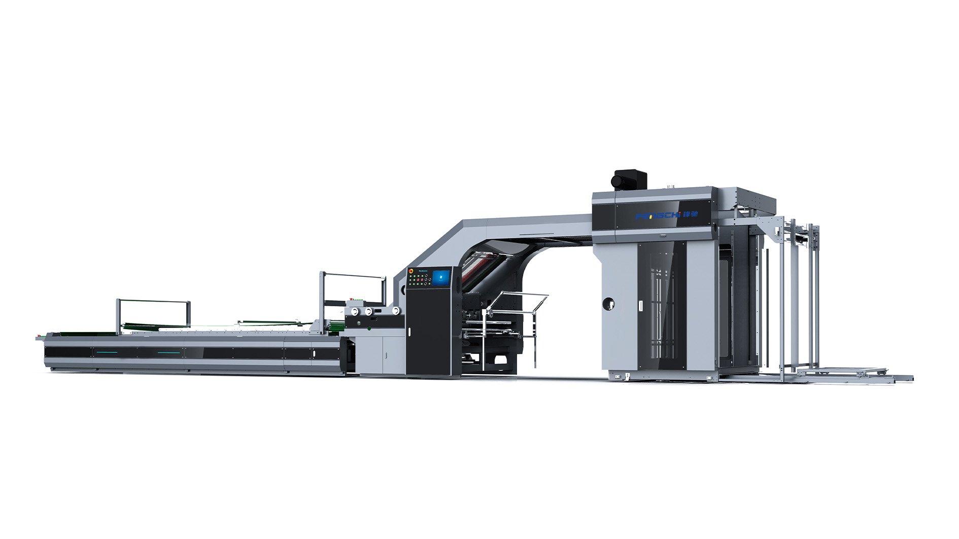 GW 2200L Intelligent High Speed Flute Laminator 