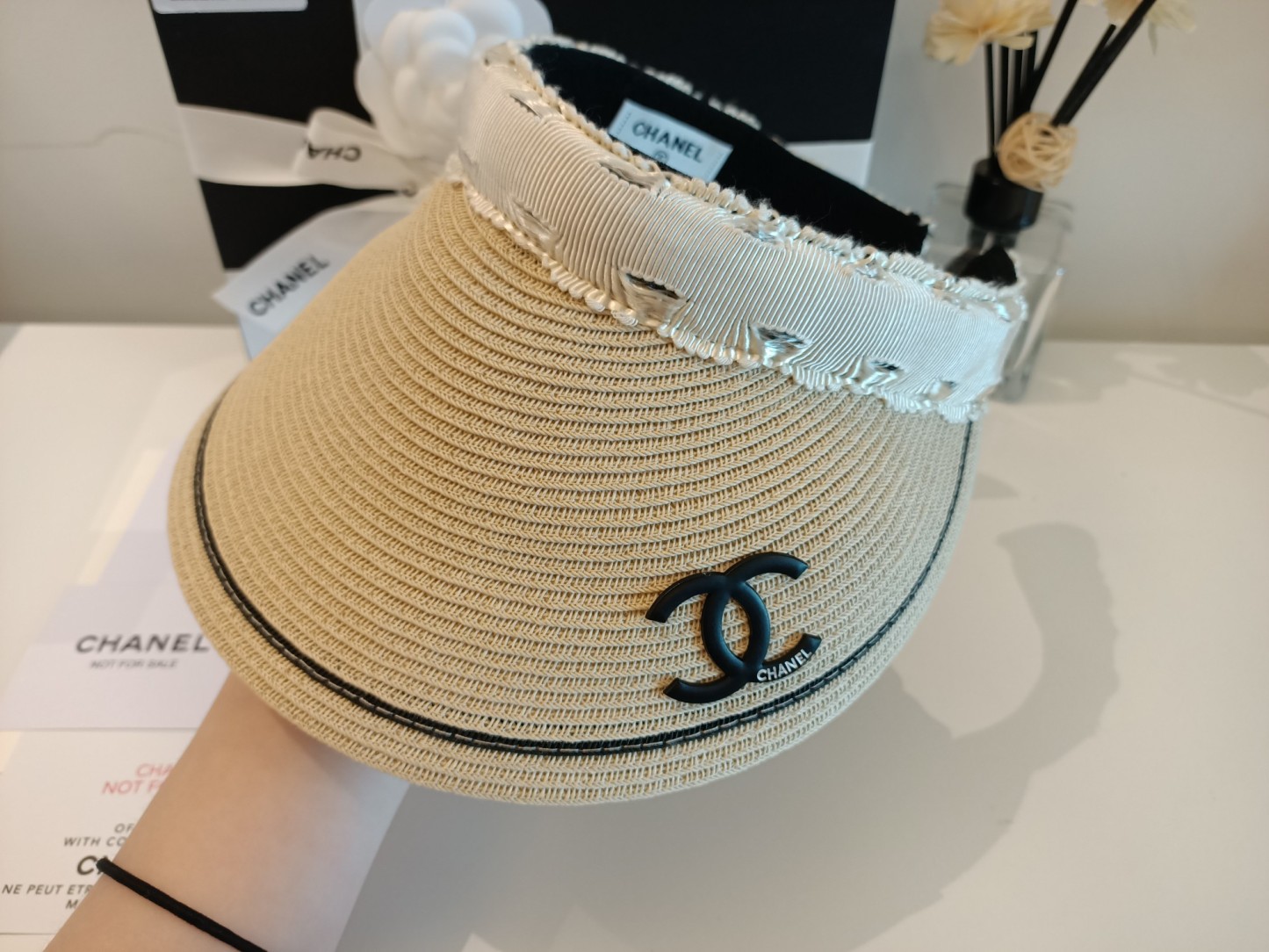 Chanel Headband Visor Hat