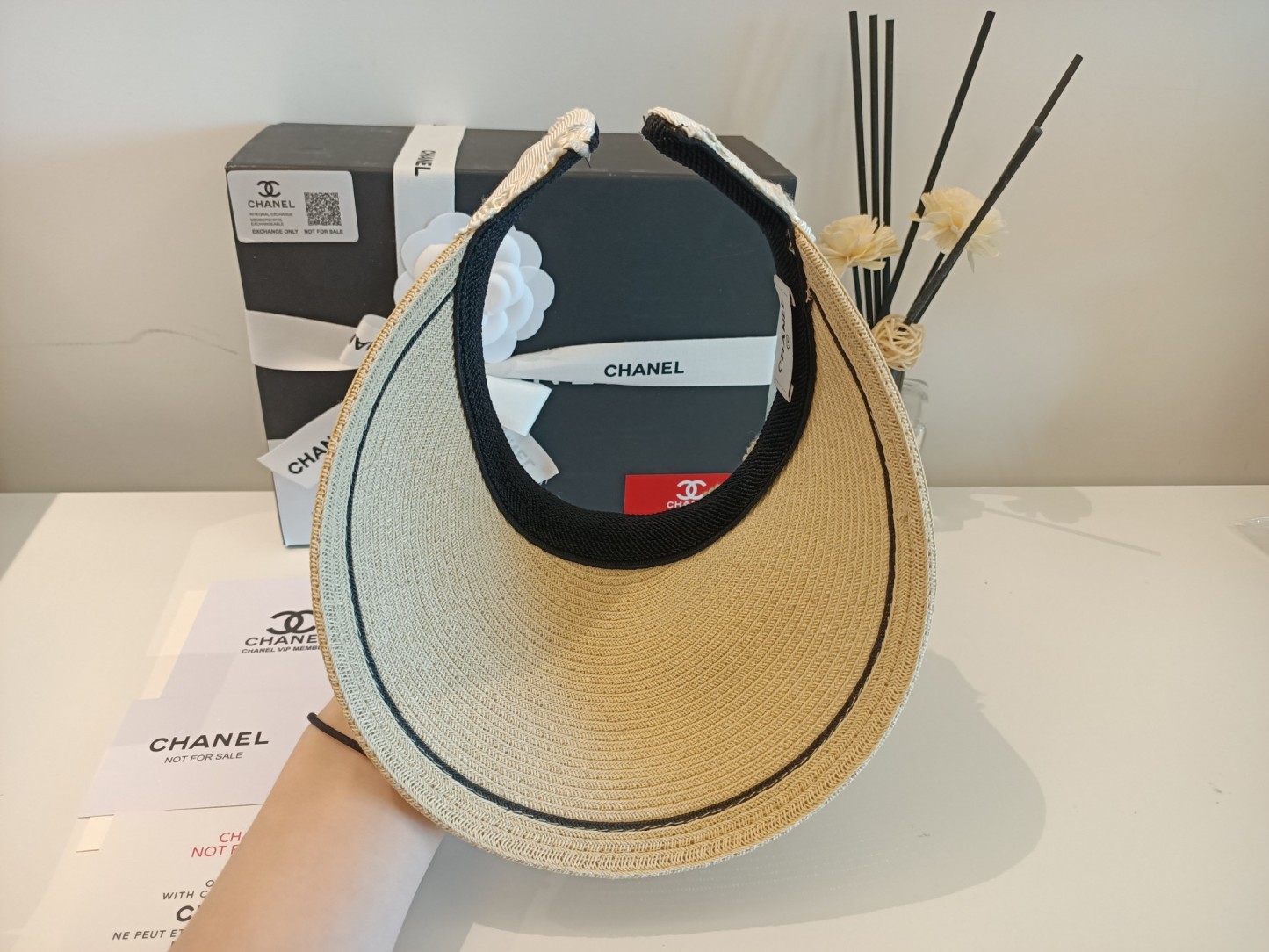Chanel Headband Visor Hat
