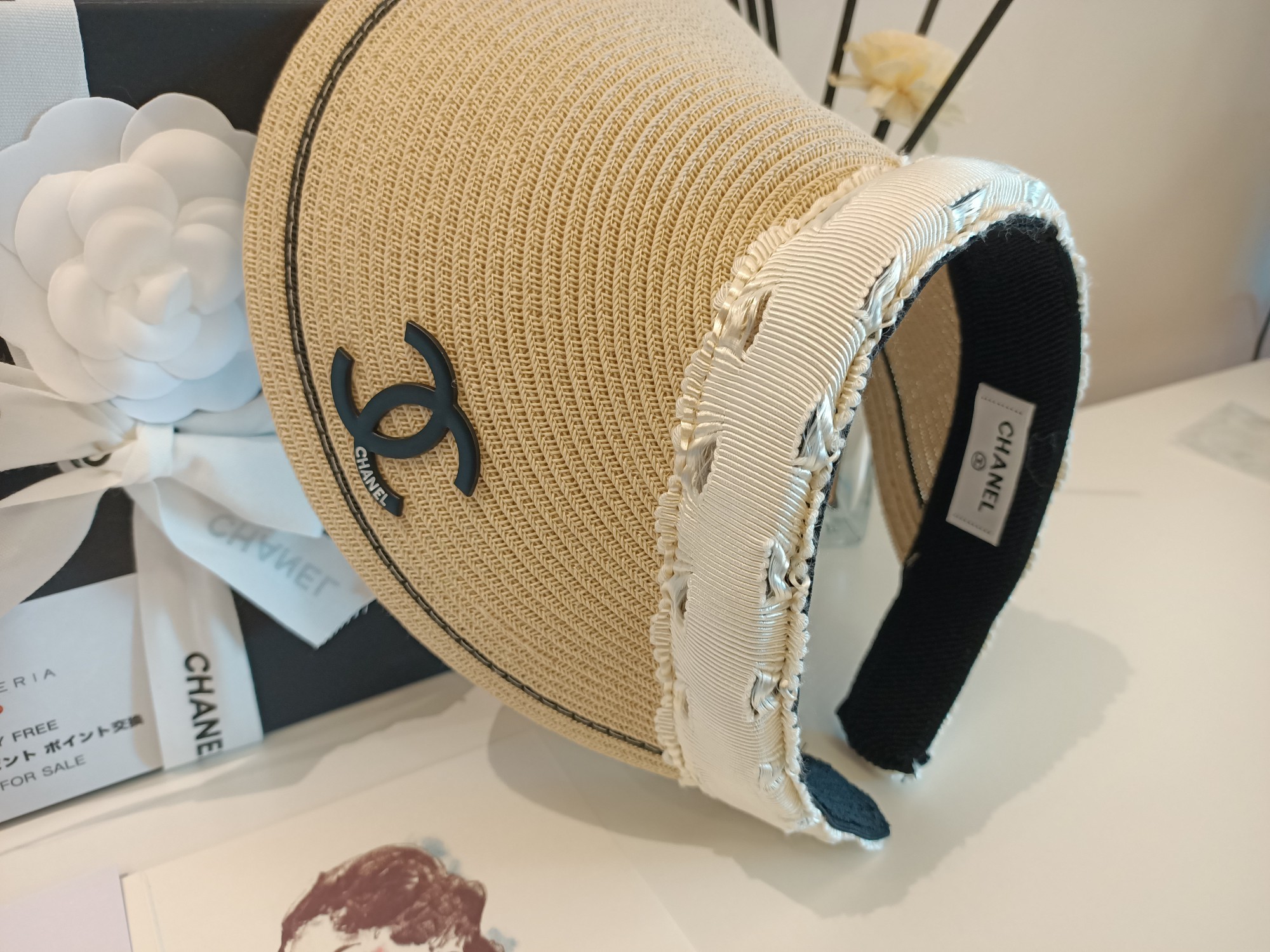 Chanel Headband Visor Hat