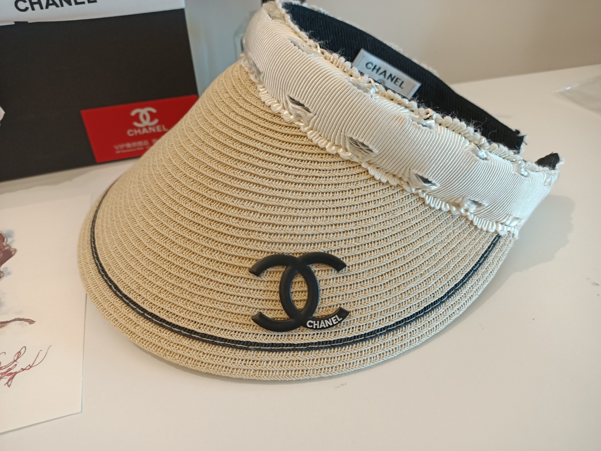 Chanel Headband Visor Hat