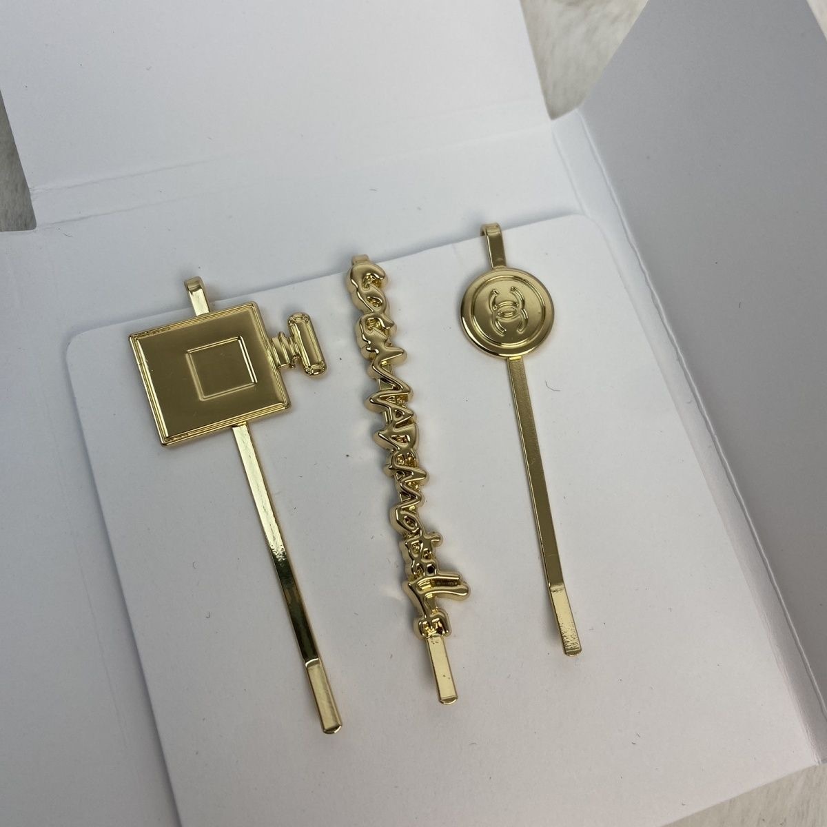 Chanel New Arrival Gold Hair Clip