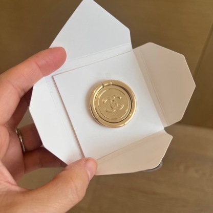 Chanel Gold Double C Phone Holder