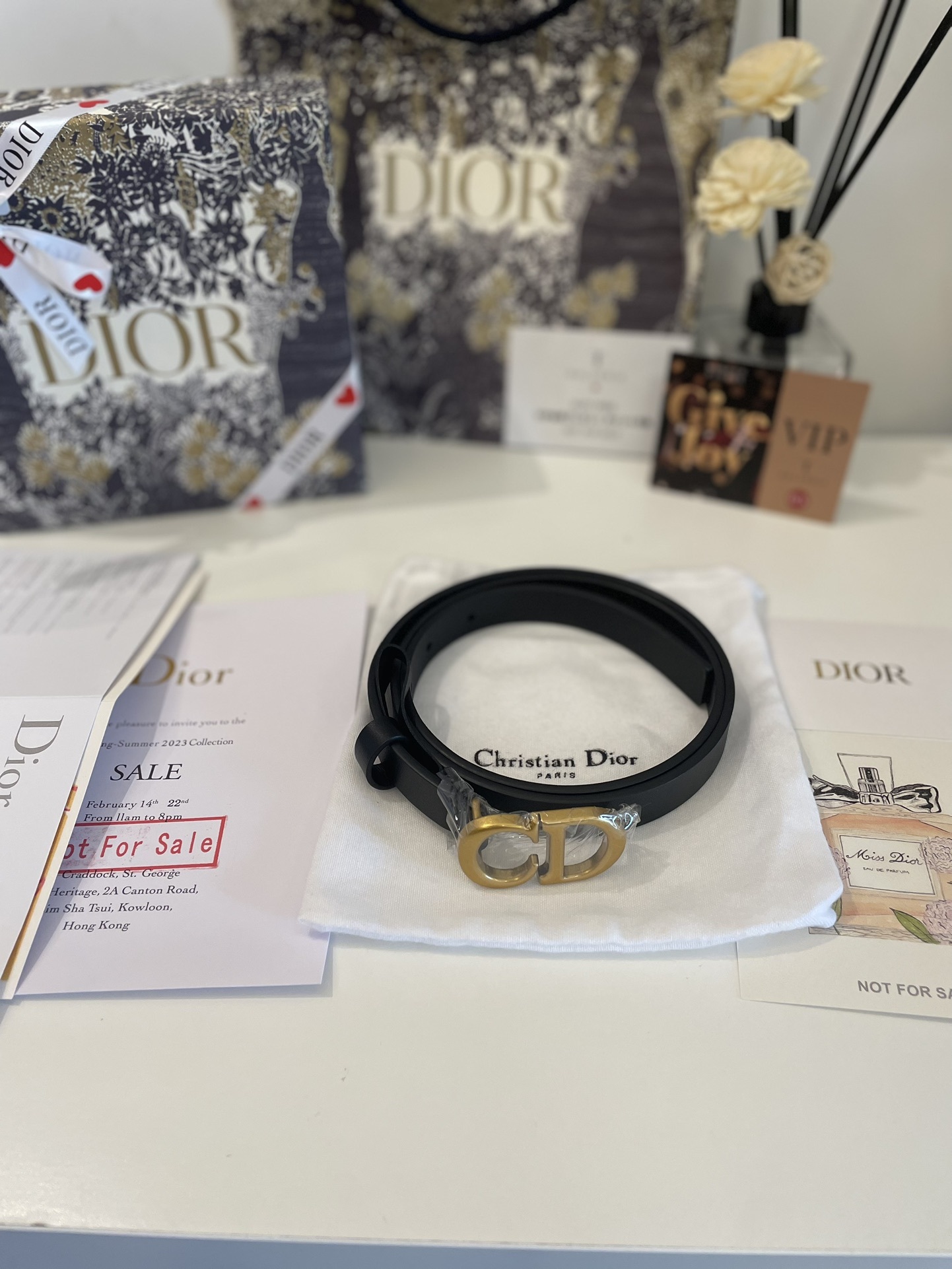 Dior CD Belt