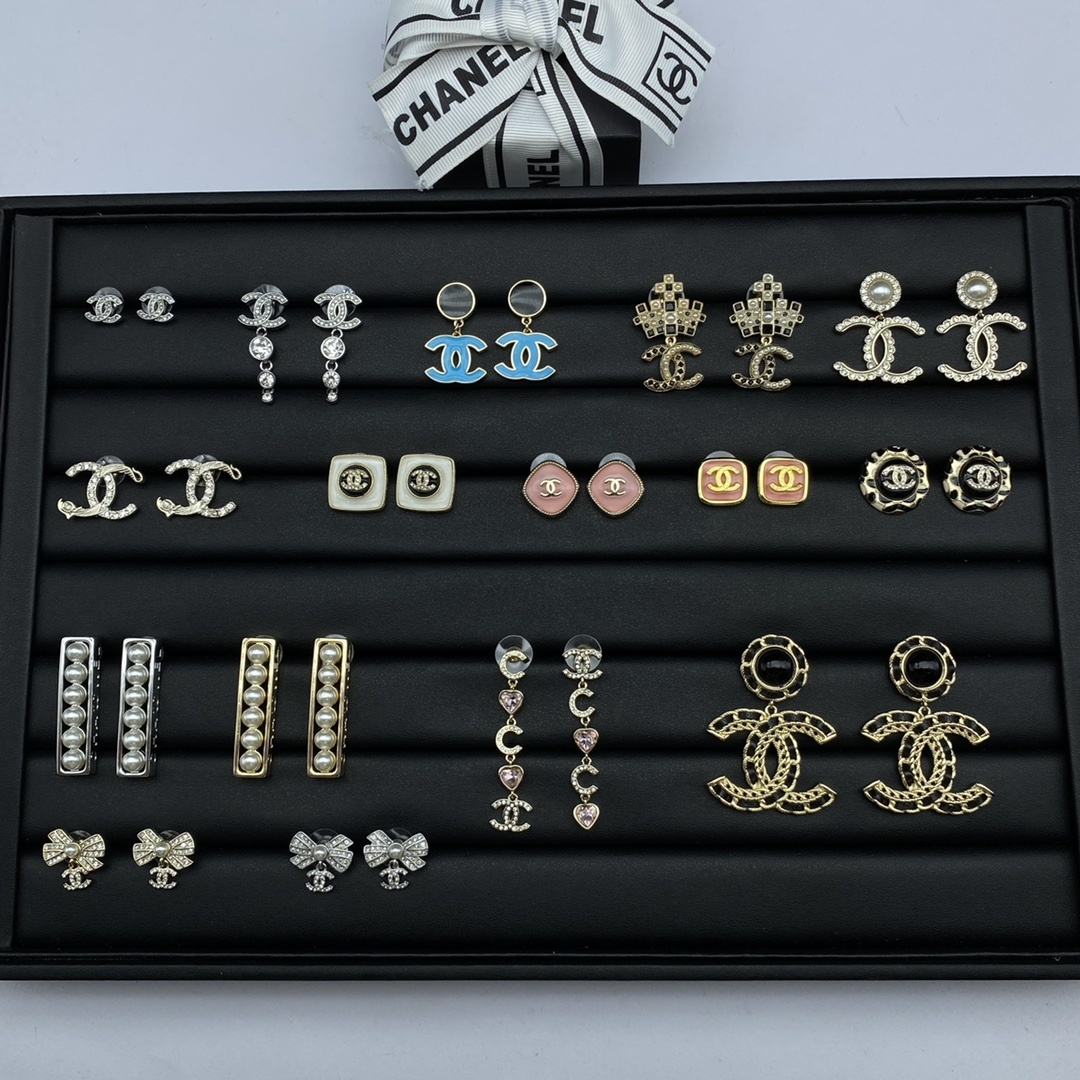 Chanel Stud Earrings Collection
