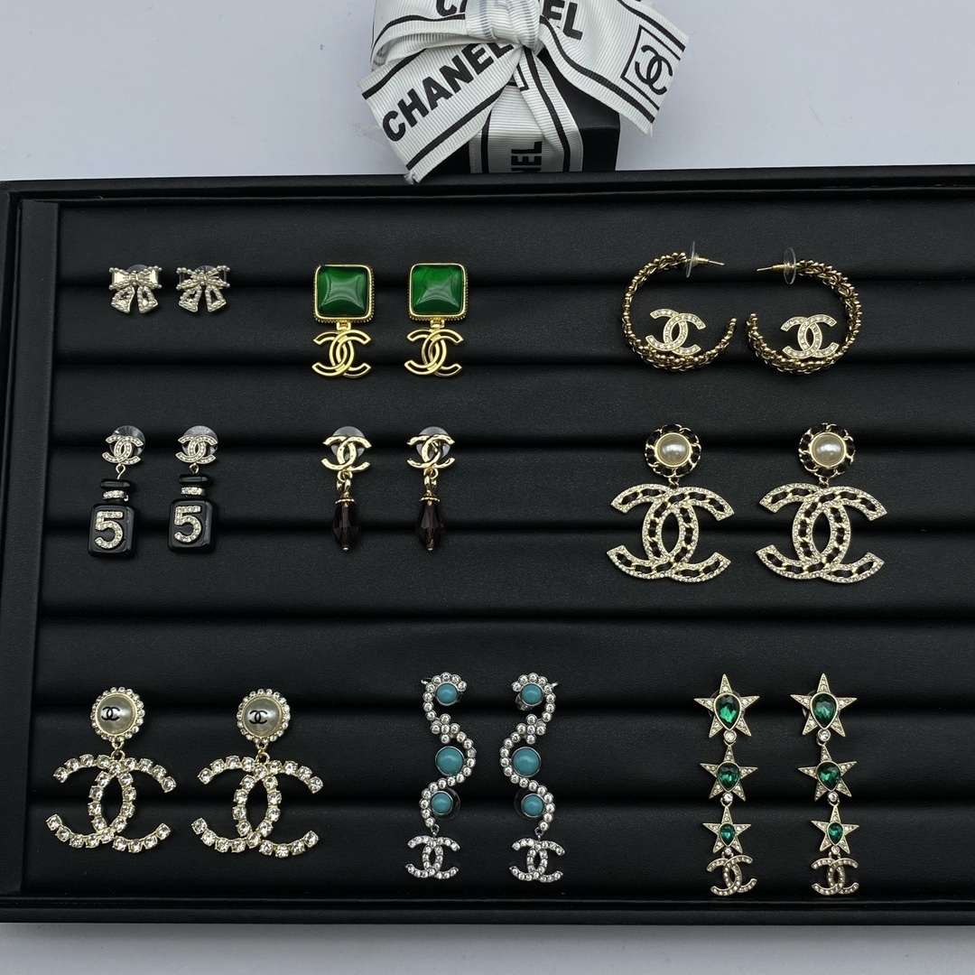 Chanel Stud Earrings Collection