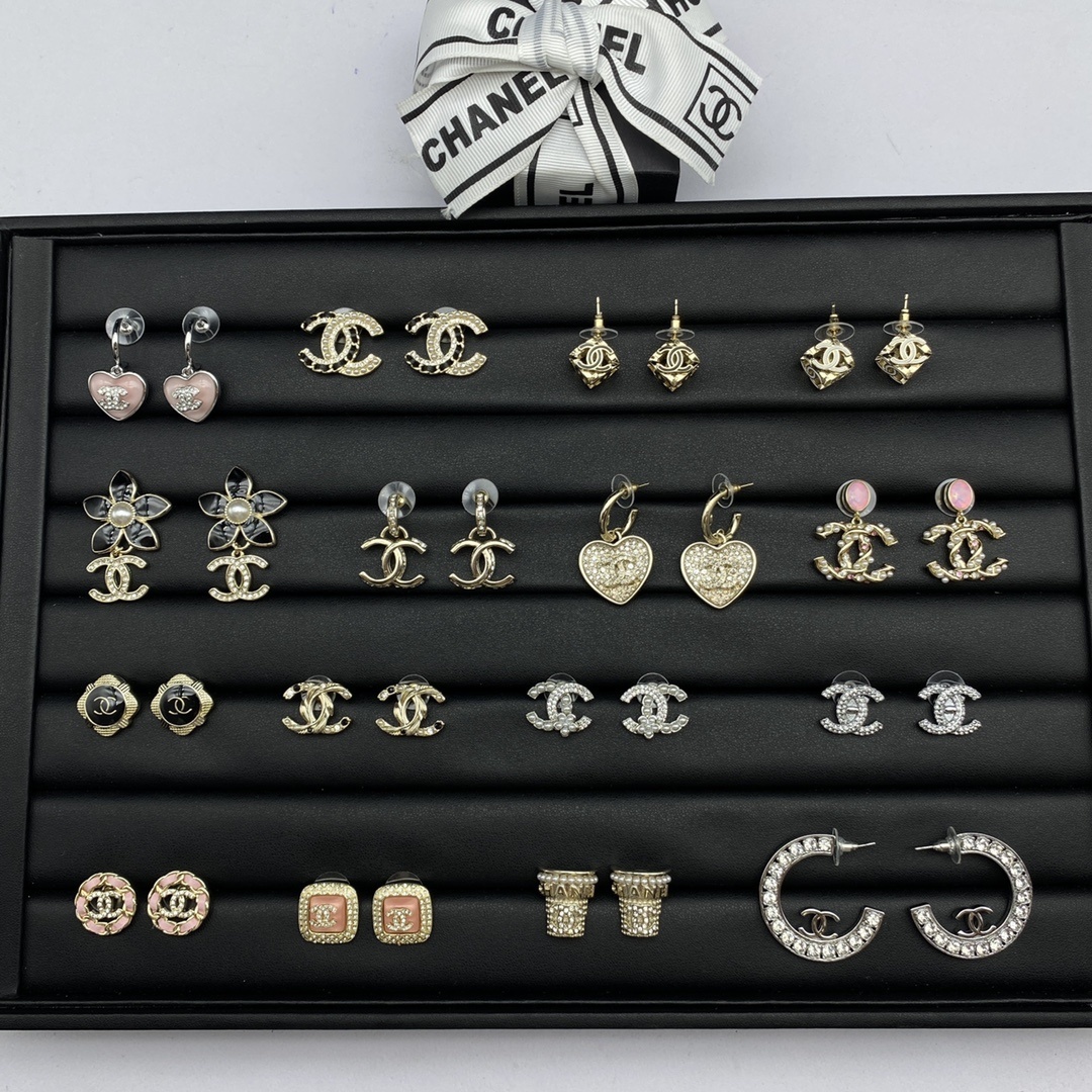 Chanel Stud Earrings Collection