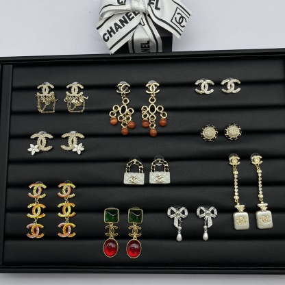 Chanel Stud Earrings Collection