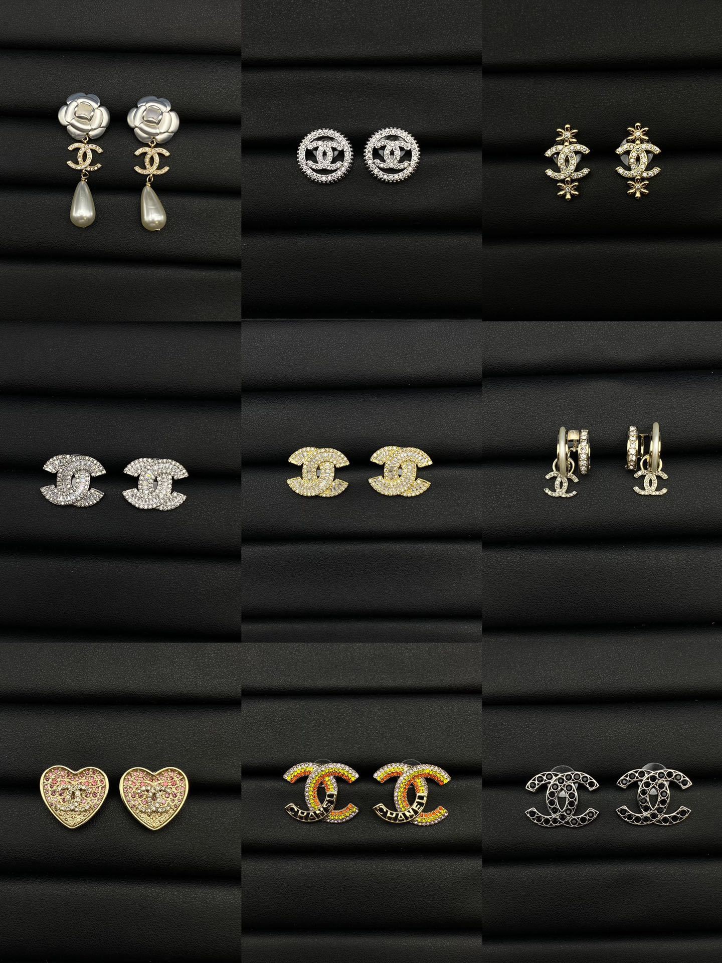 Chanel Stud Earrings Collection