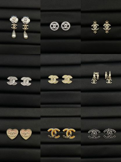Chanel Stud Earrings Collection