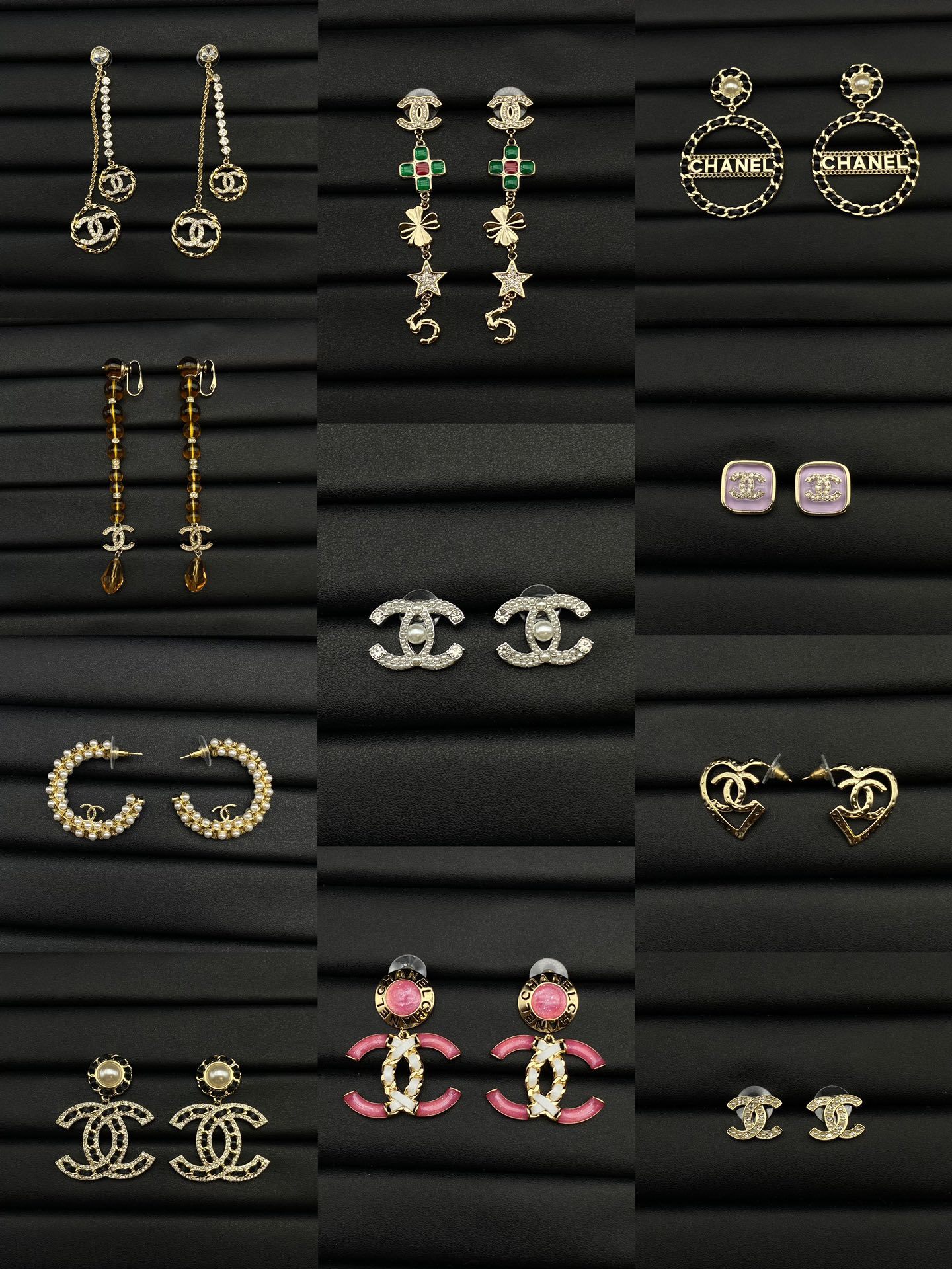 Chanel Stud Earrings Collection