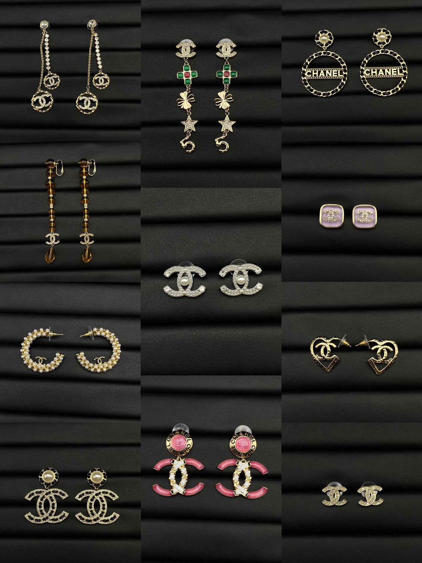 Chanel Stud Earrings Collection