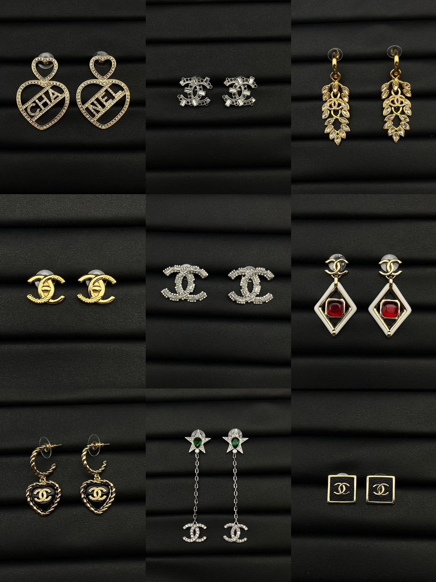 Chanel Stud Earrings Collection