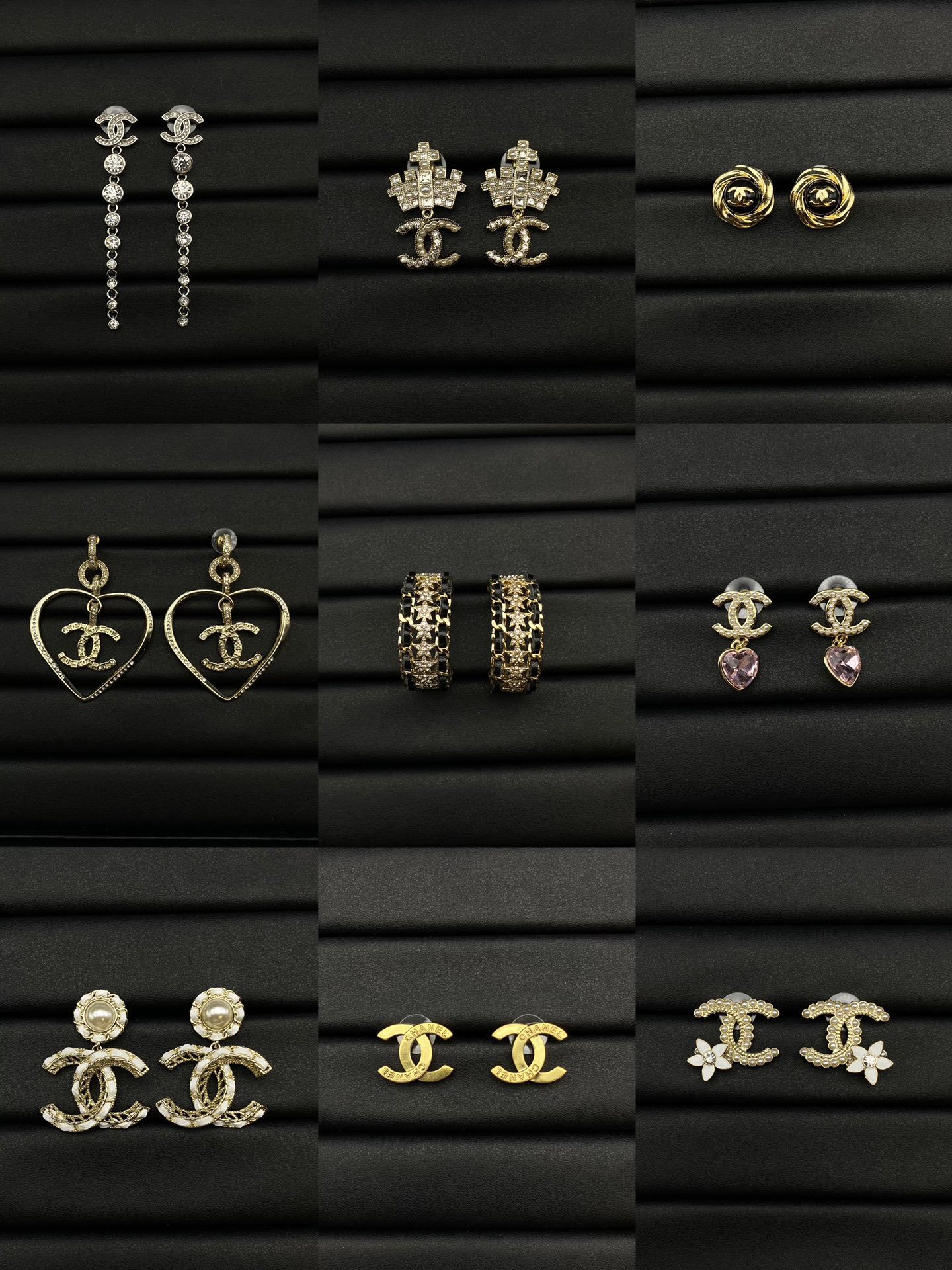 Chanel Stud Earrings Collection