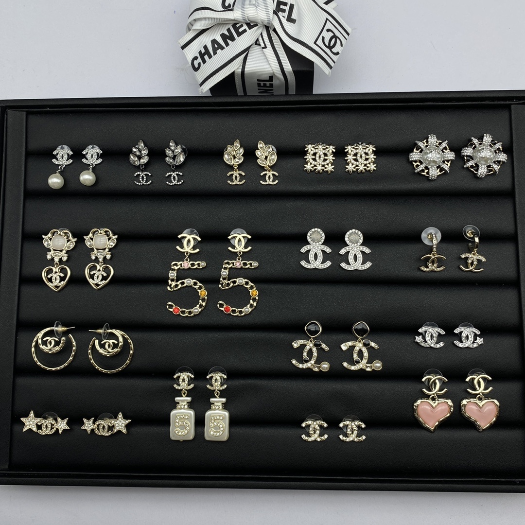 Chanel Stud Earrings Collection