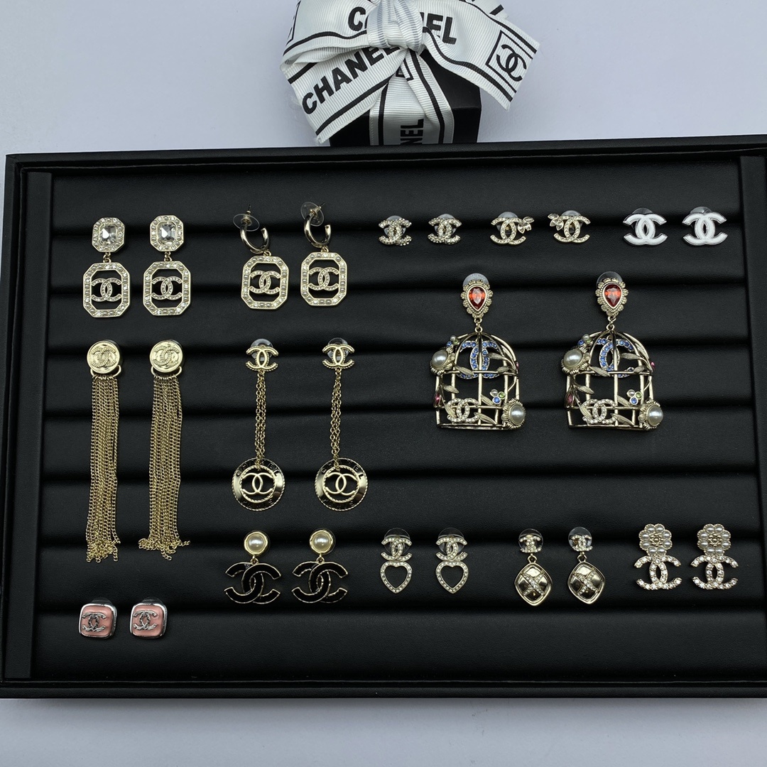 Chanel Stud Earrings Collection