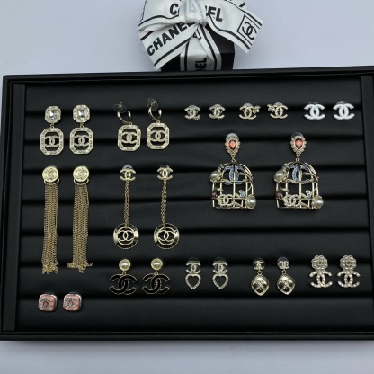 Chanel Stud Earrings Collection