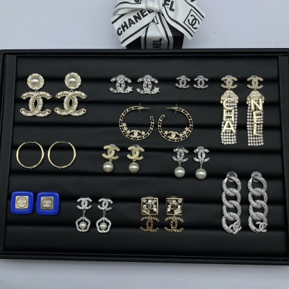 Chanel Stud Earrings Collection