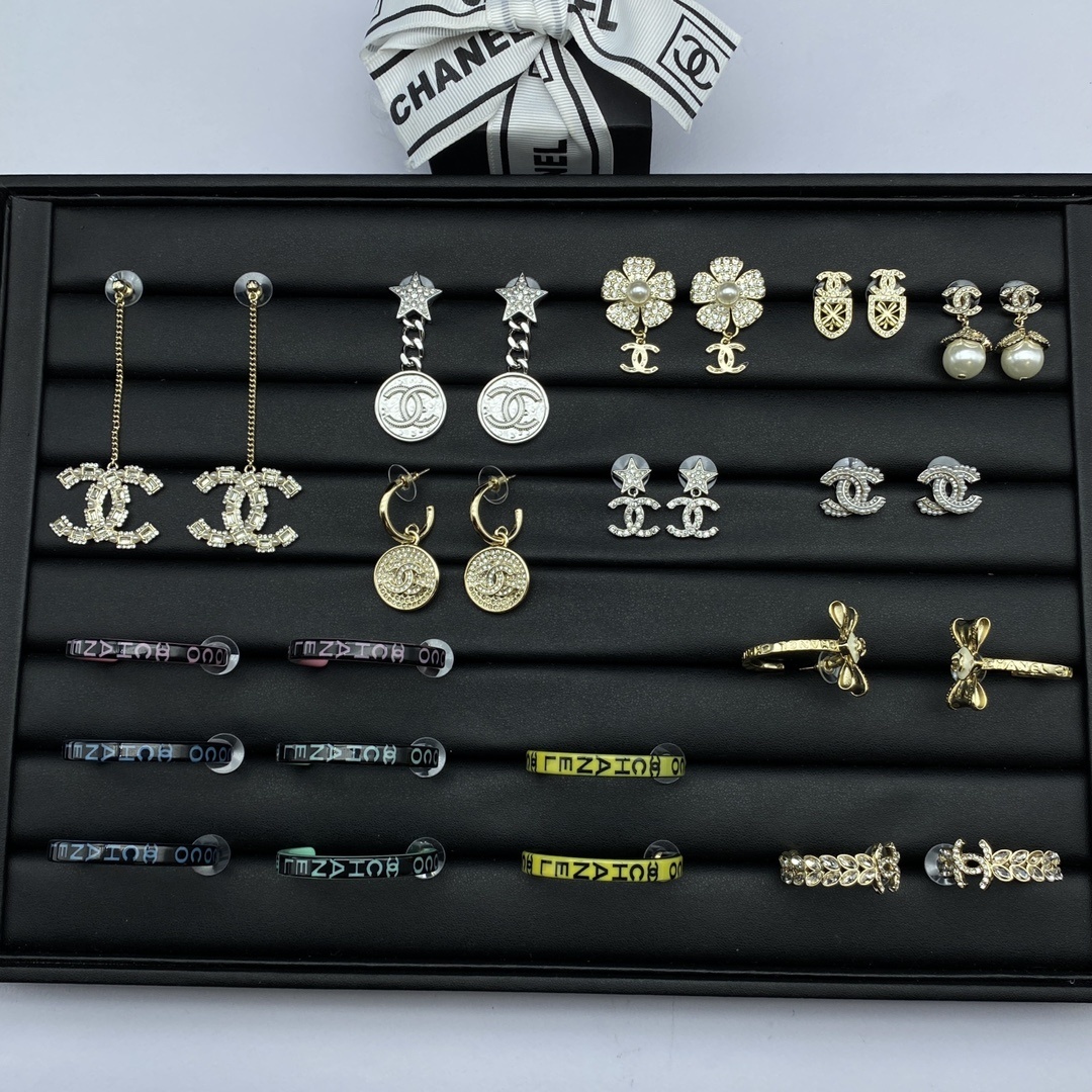 Chanel Stud Earrings Collection