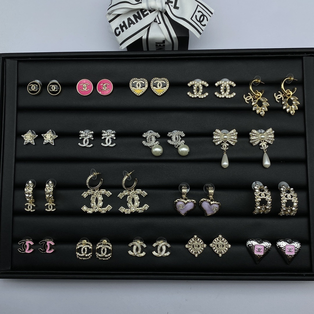 Chanel Stud Earrings Collection
