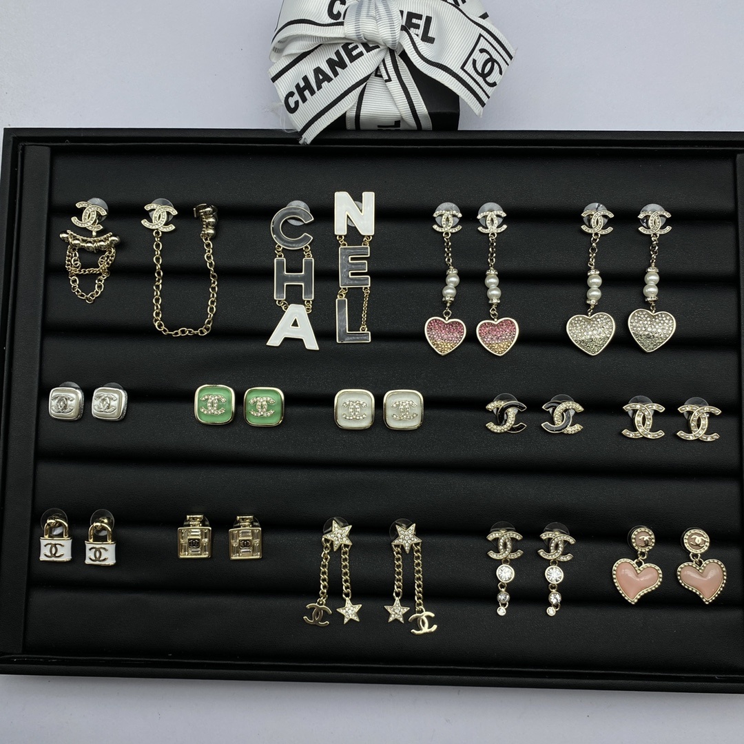 Chanel Stud Earrings Collection