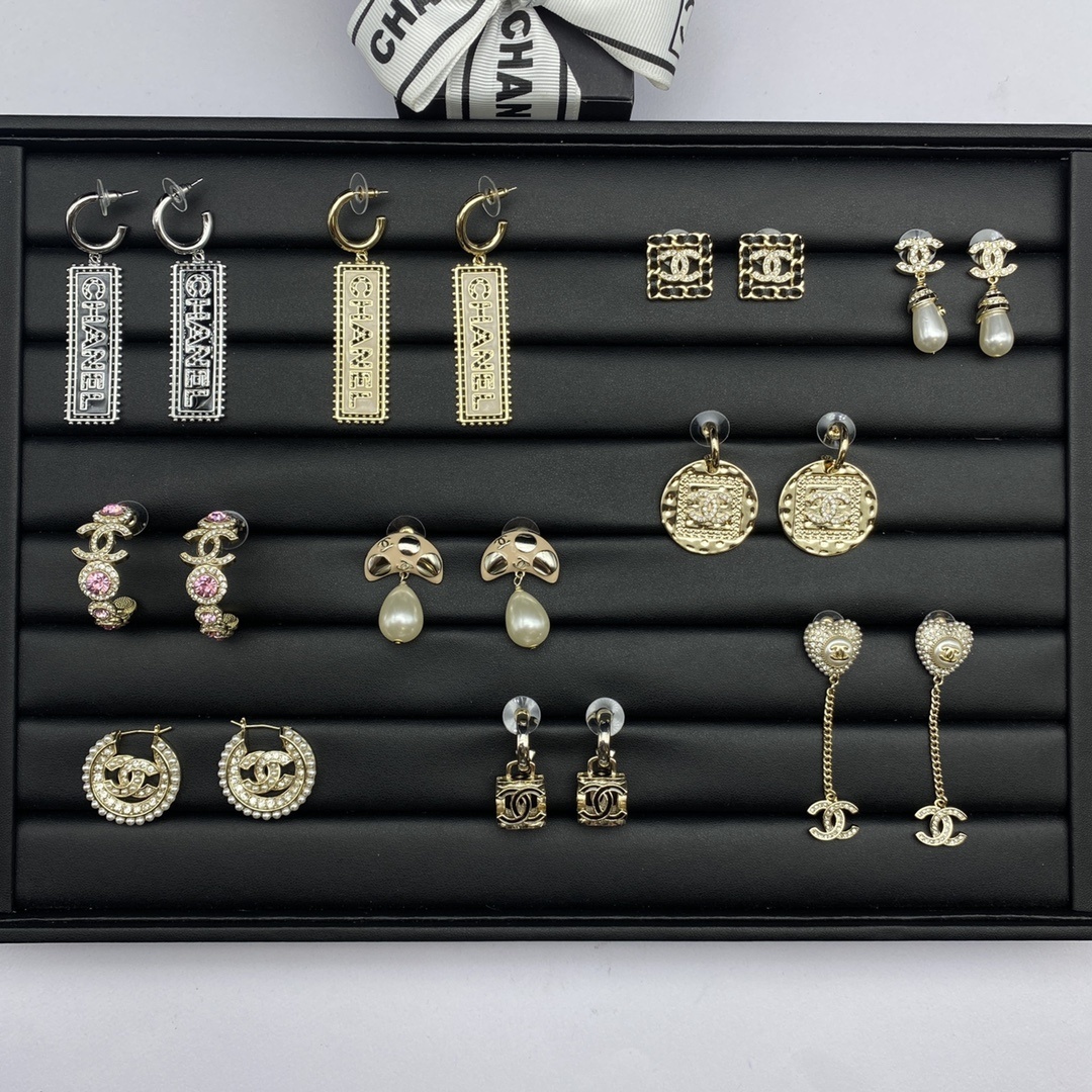 Chanel Stud Earrings Collection