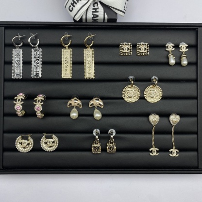 Chanel Stud Earrings Collection