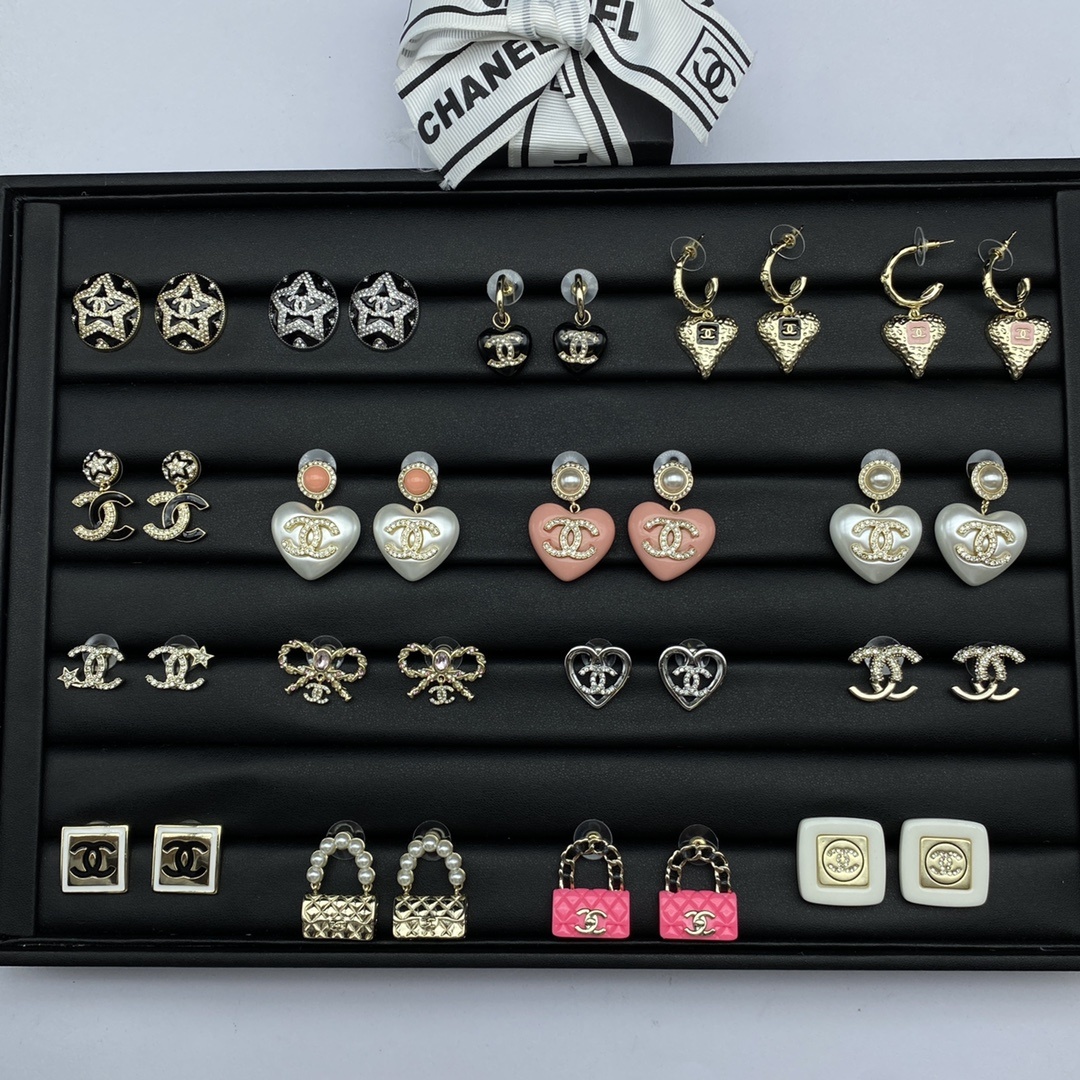 Chanel Stud Earrings Collection