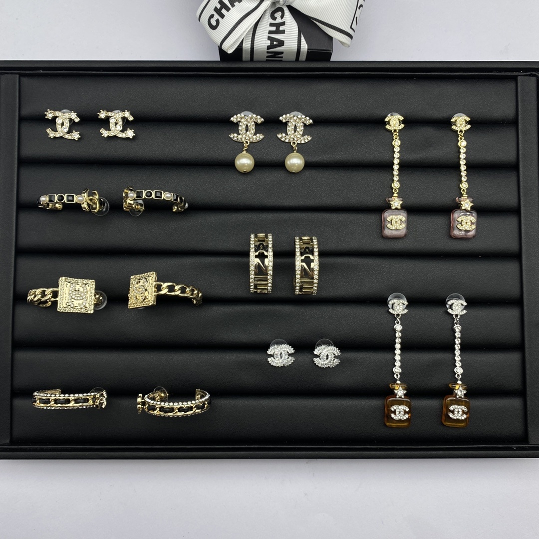 Chanel Stud Earrings Collection