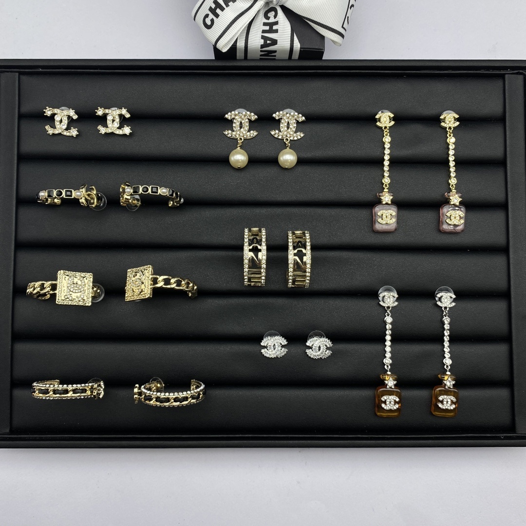 Chanel Stud Earrings Collection