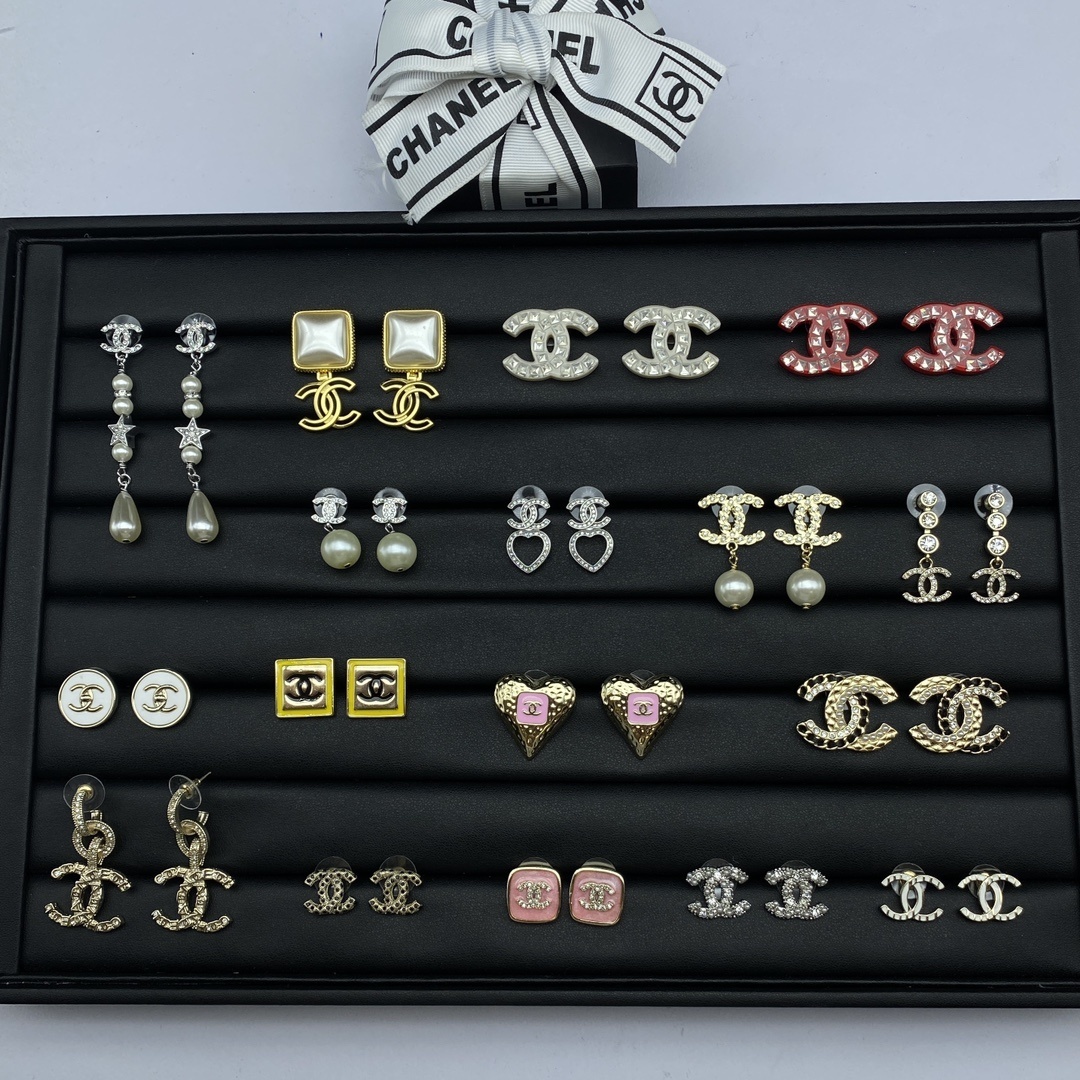 Chanel Stud Earrings Collection