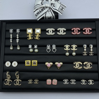 Chanel Stud Earrings Collection