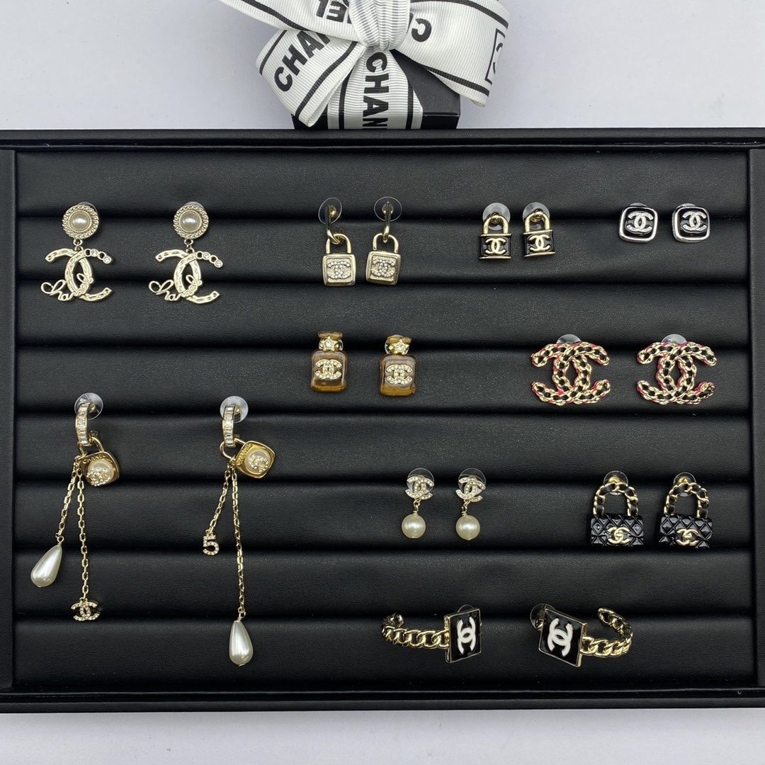 Chanel Stud Earrings Collection