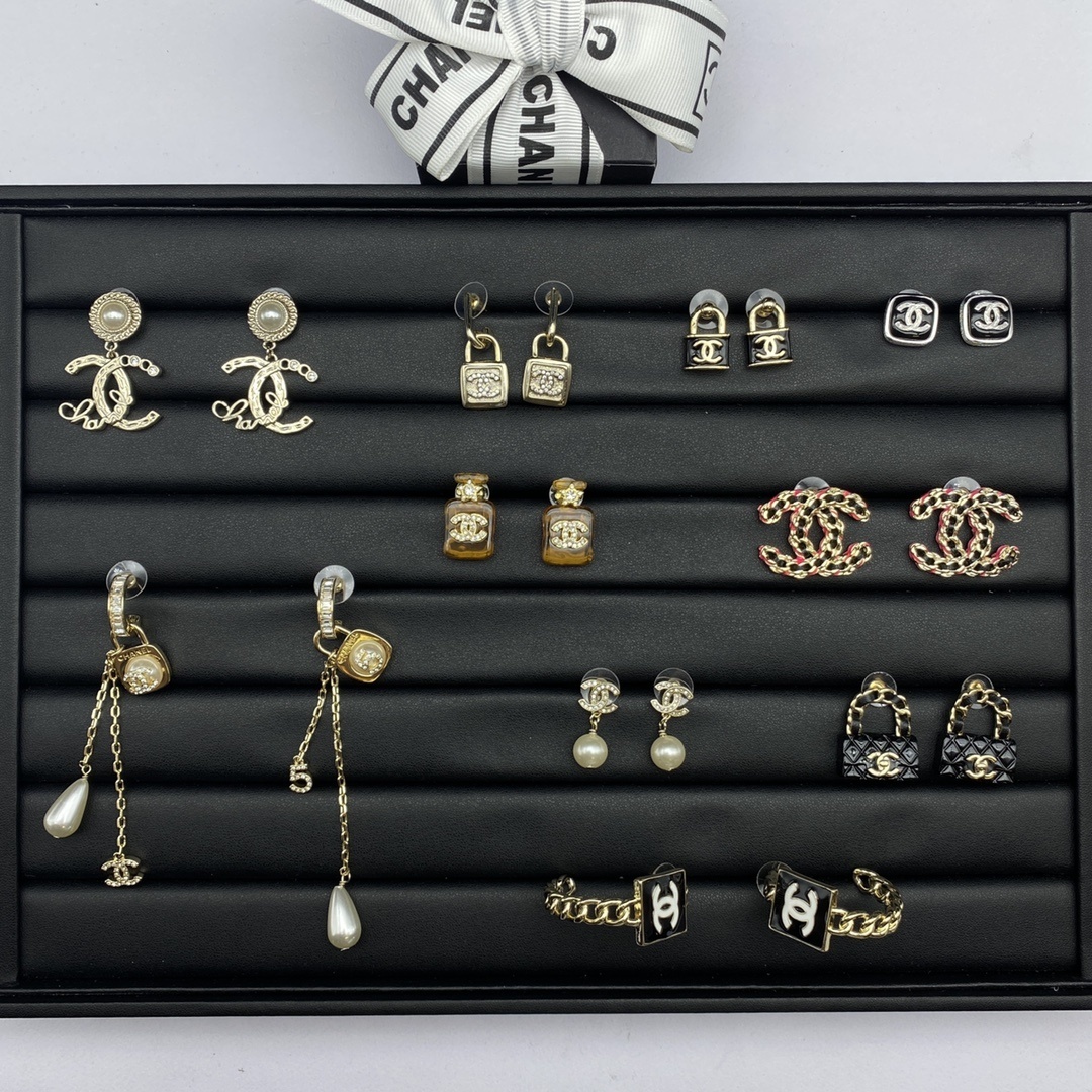Chanel Stud Earrings Collection