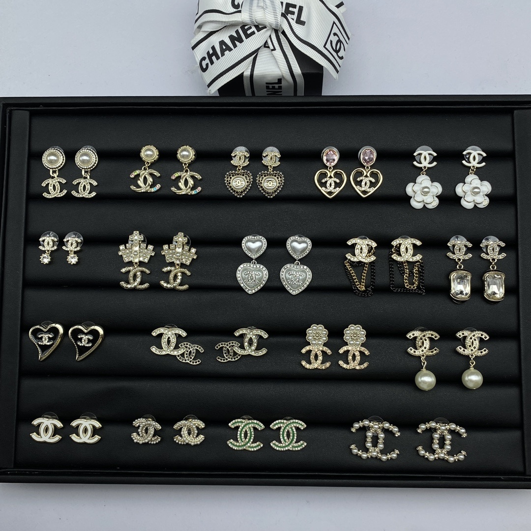Chanel Stud Earrings Collection