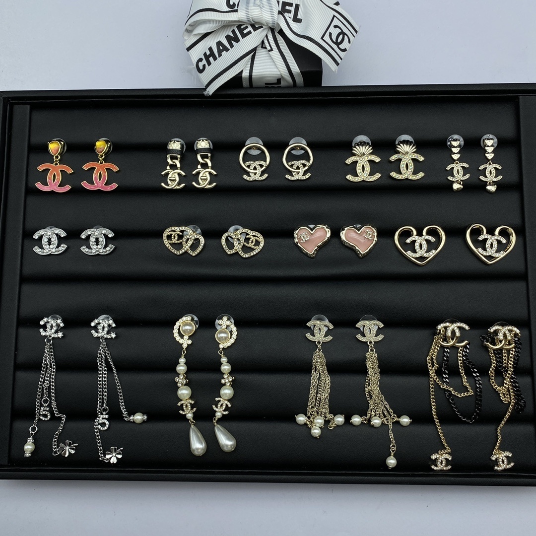Chanel Stud Earrings Collection